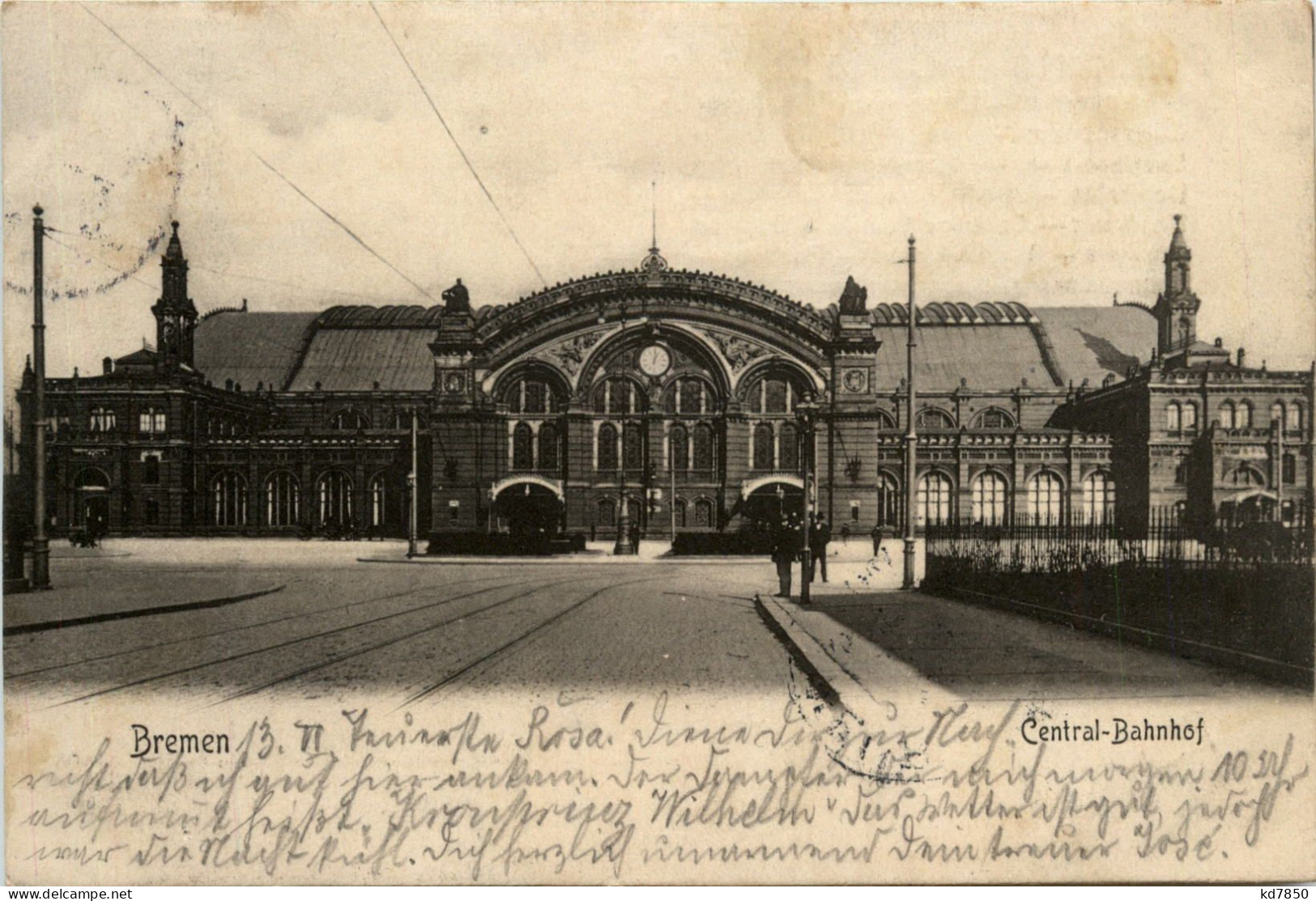 Bremen, Marktplatz , Blick In Die Obernstrasse - Bremen