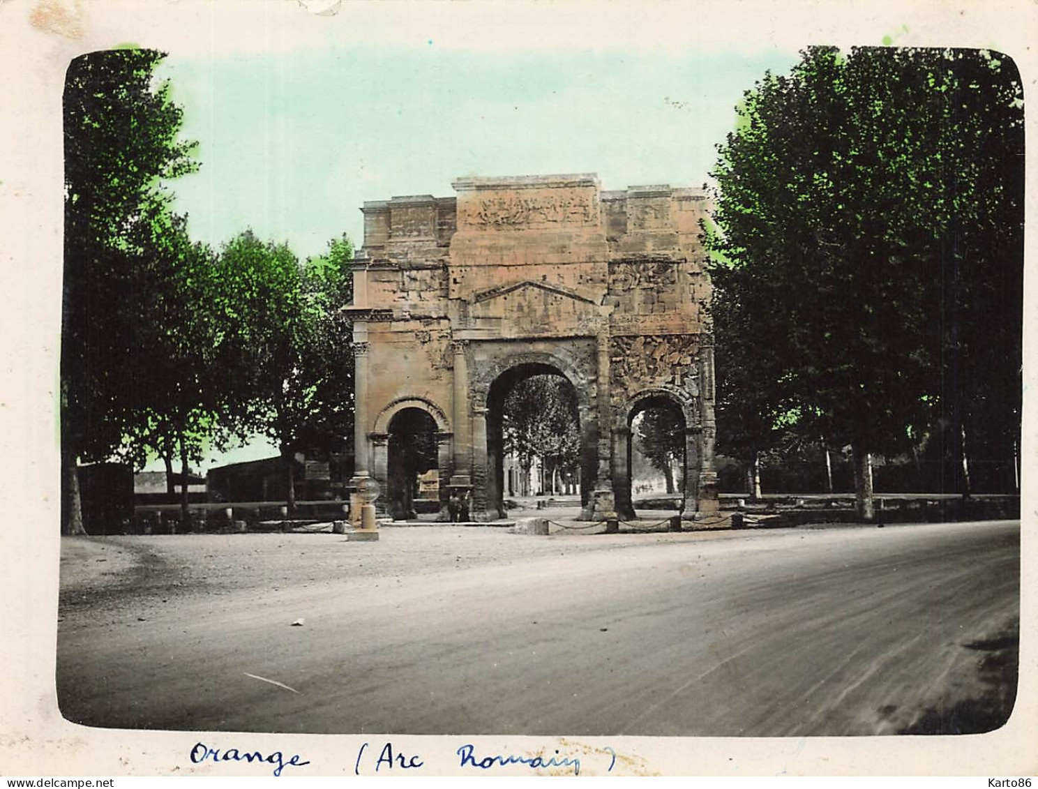 Orange * Place Et Arc Romain * Photo Ancienne 12x9cm - Orange