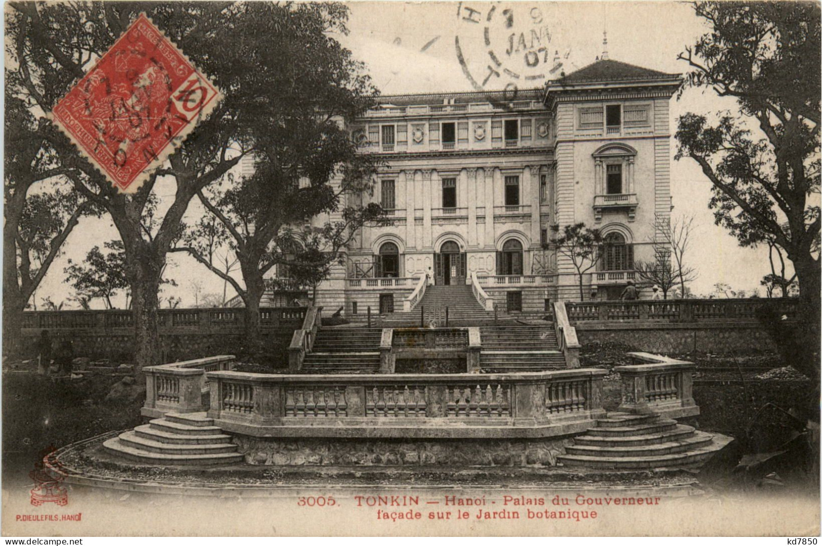 Tonkin - Hanoi - Palais Du Gouverneur - Vietnam