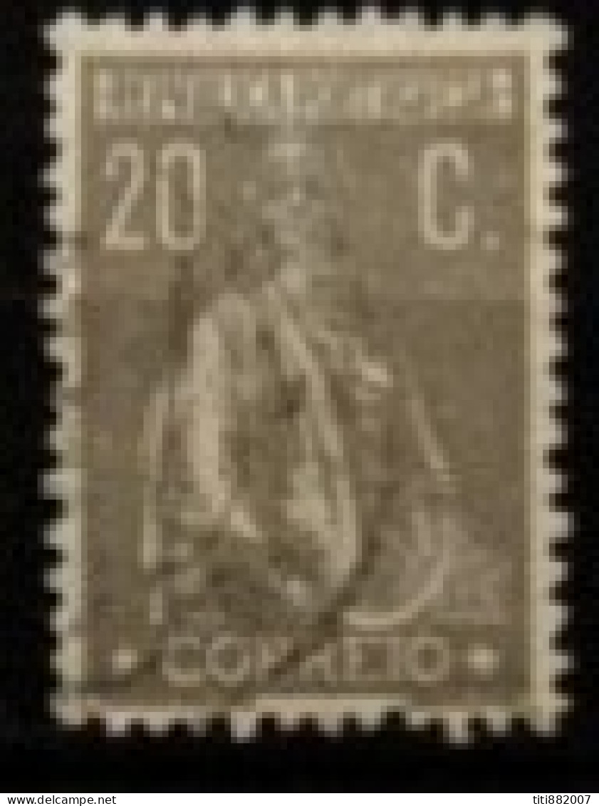 PORTUGAL   -     1923.   Y&T N° 280 Oblitéré.   Cérès. - Oblitérés