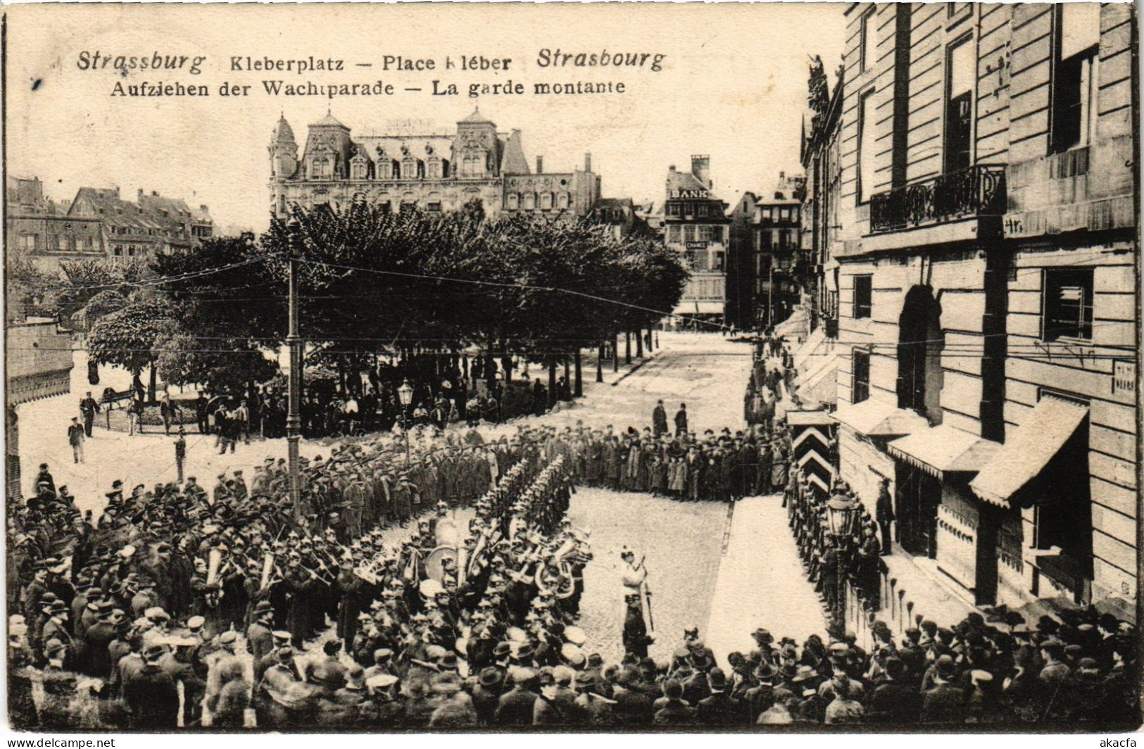 CPA Strasbourg Place Kléber La Garde Montante (1390366) - Straatsburg