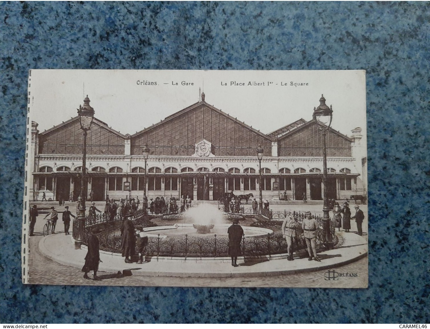 CPA  - ORLEANS  - LA GARE   - LA PLACE ALBERT1 Er  - LE SQUARE - Orleans