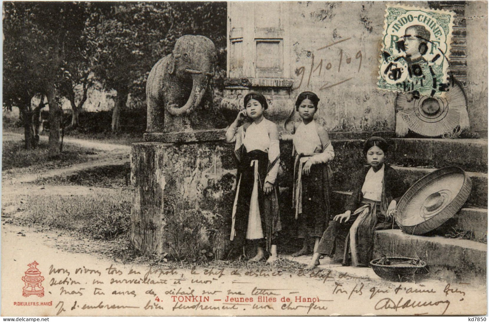 Tonkin - Jeunes Filles De Hanoi - Vietnam