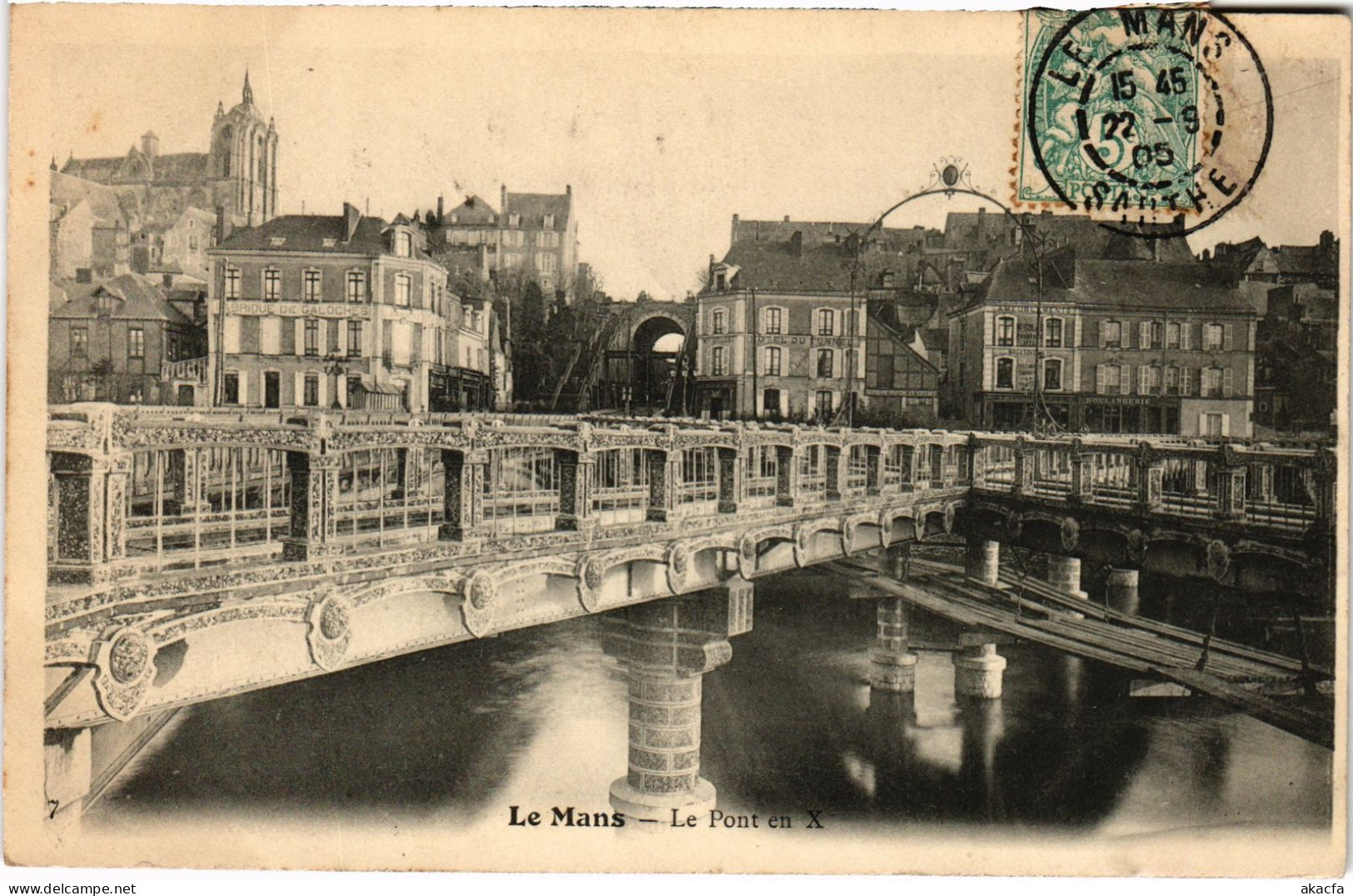 CPA Le Mans Le Pont En X (1390681) - Le Mans