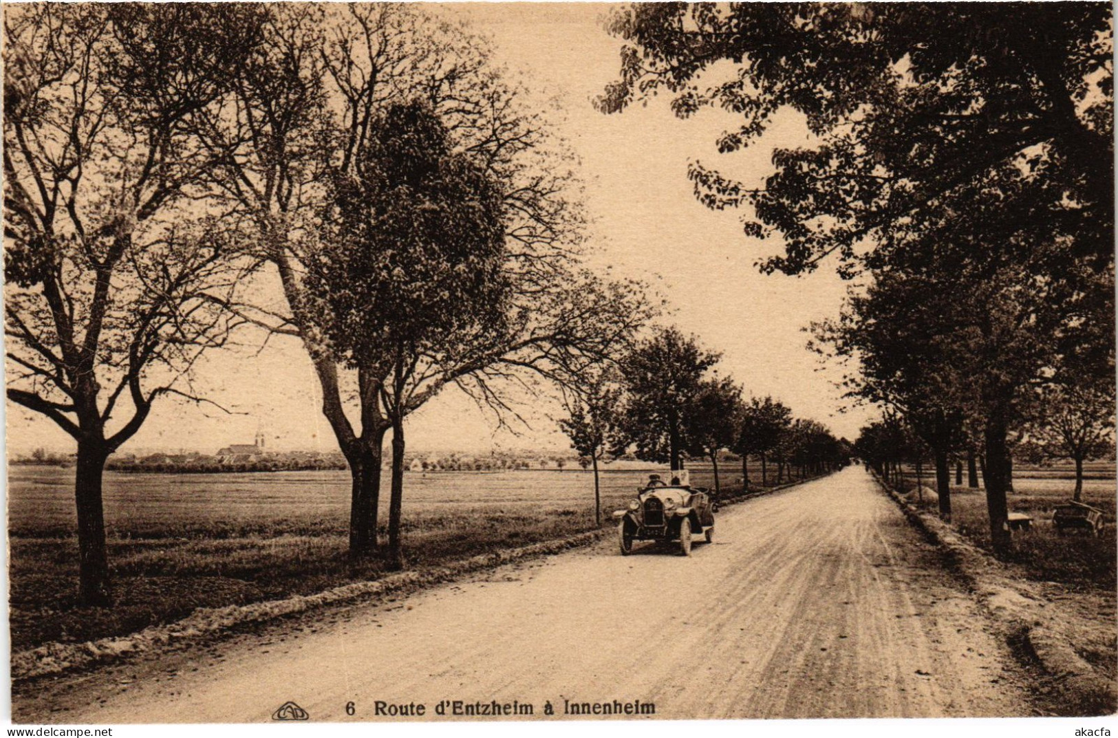 CPA Innenheim Route D'Entzheim Automobile (1390389) - Sonstige & Ohne Zuordnung