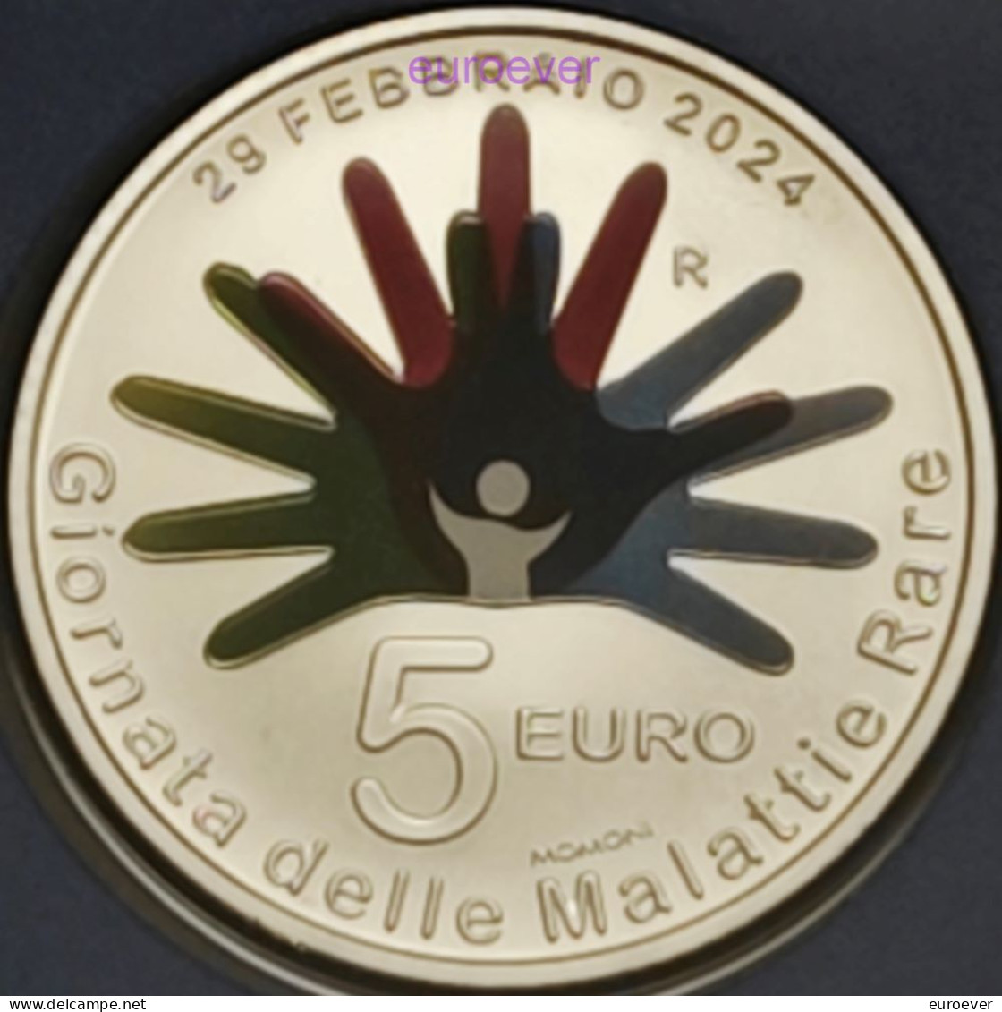 5 Euro Gedenkmünze 2024 Italien / Italy / Italia - UNIAMO Nur Aus BU KMS - In Farbe - Italien