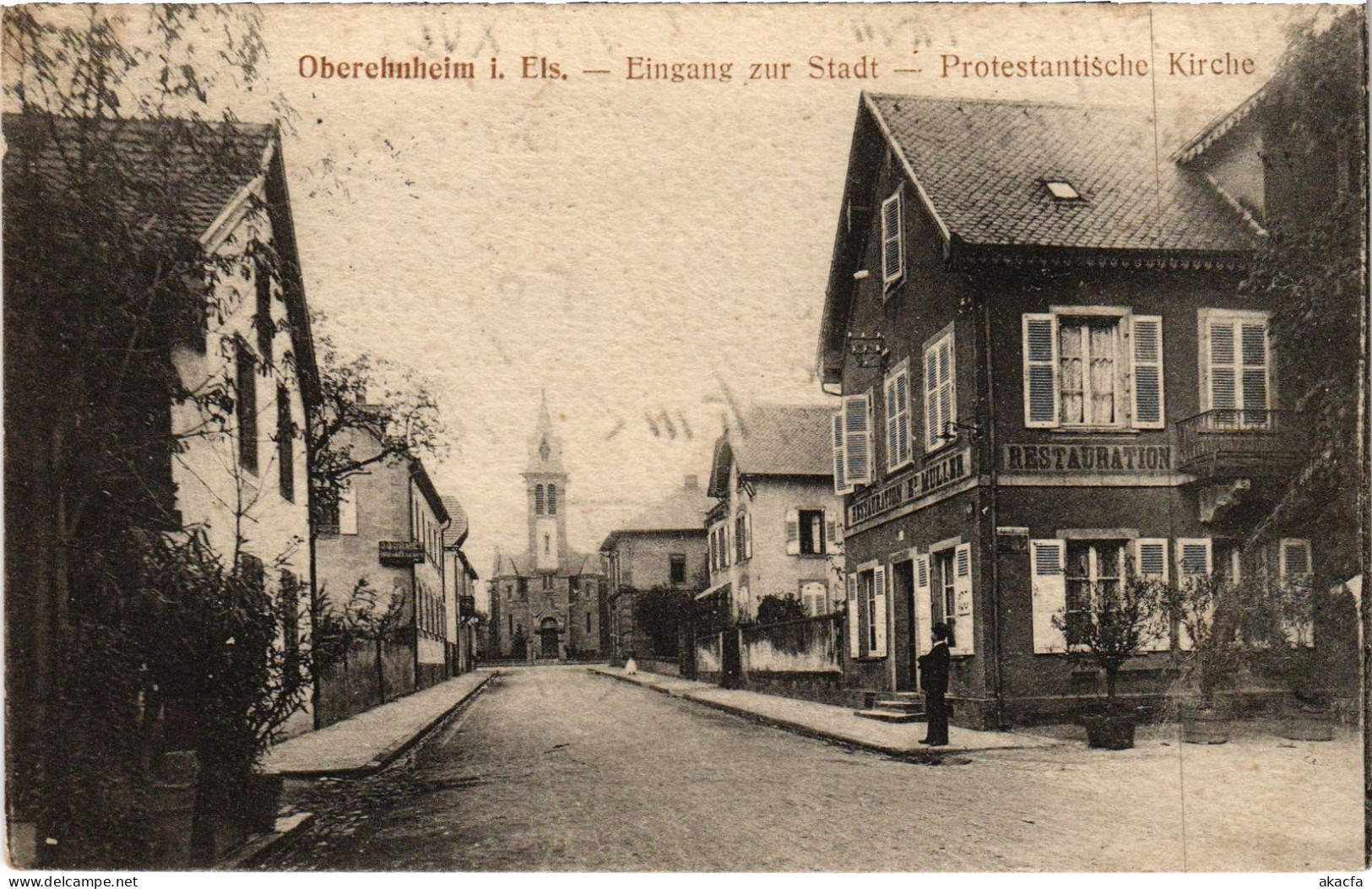 CPA Obernai Oberehnheim Protestantische Kirche (1390429) - Obernai