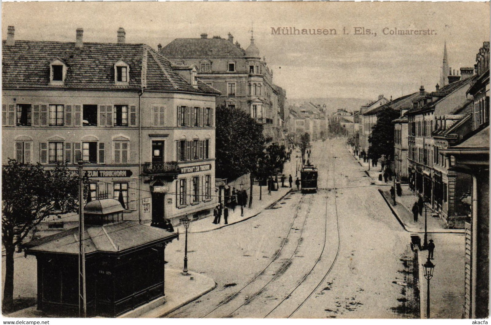 CPA Mulhouse Mülhausen Colmarerstrasse (1390457) - Mulhouse