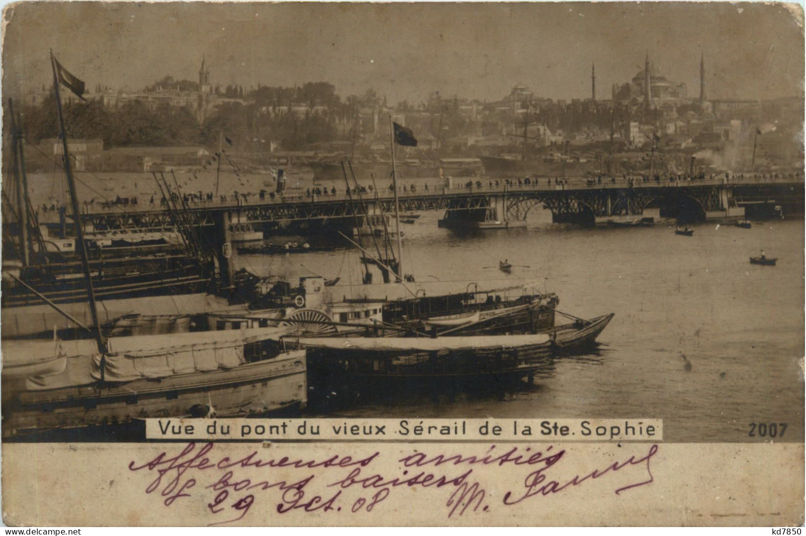 Constantinople - Vue De Port - Turkey