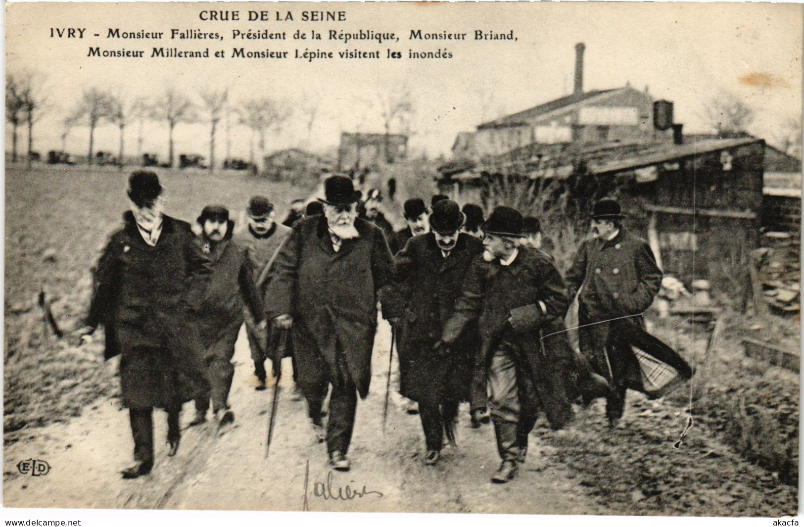 CPA Ivry Politiciens Inondations (1391255) - Ivry Sur Seine