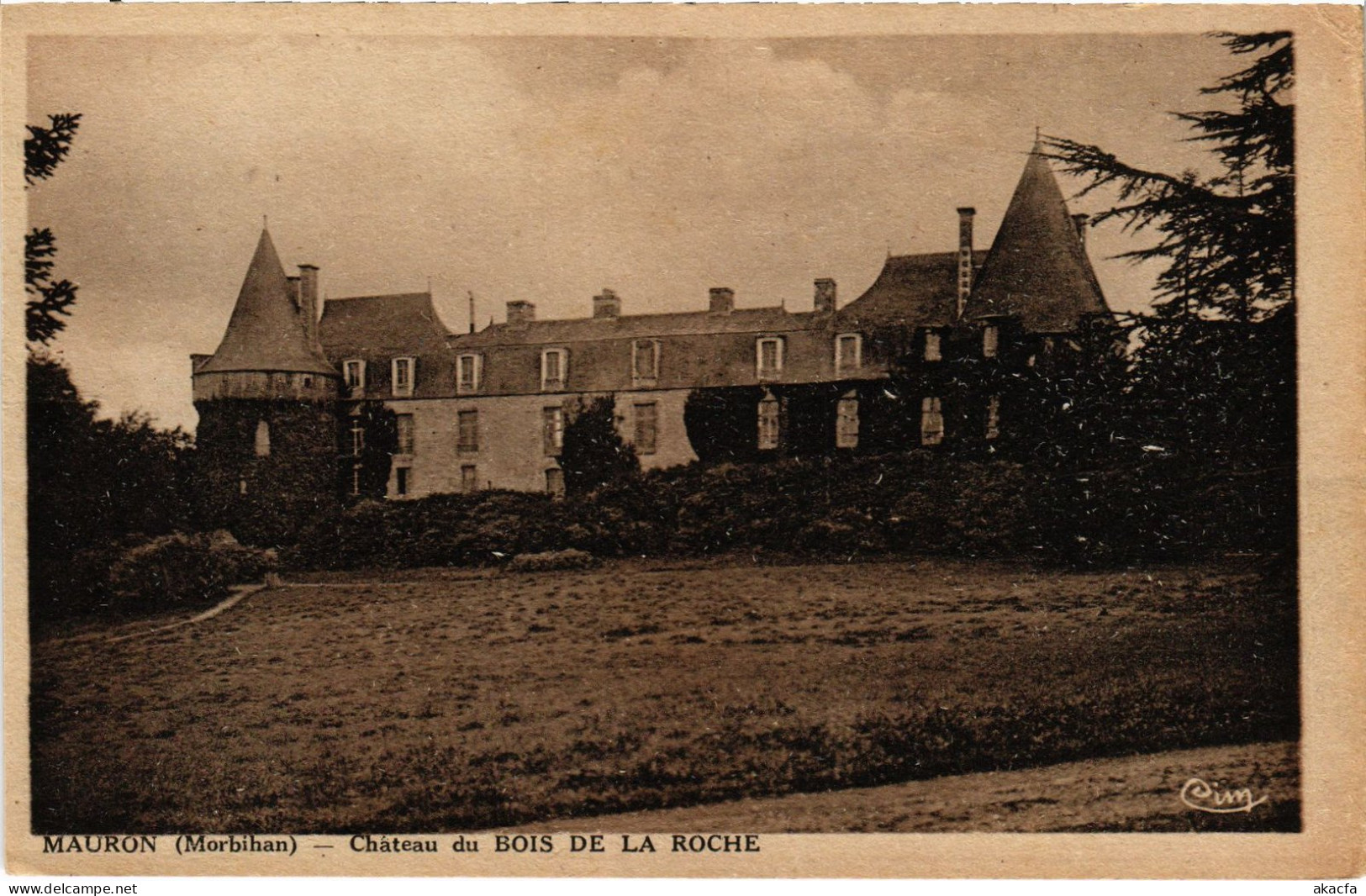 CPA Mauron Le Chateau Du Bois De La Roche (1279852) - Autres & Non Classés