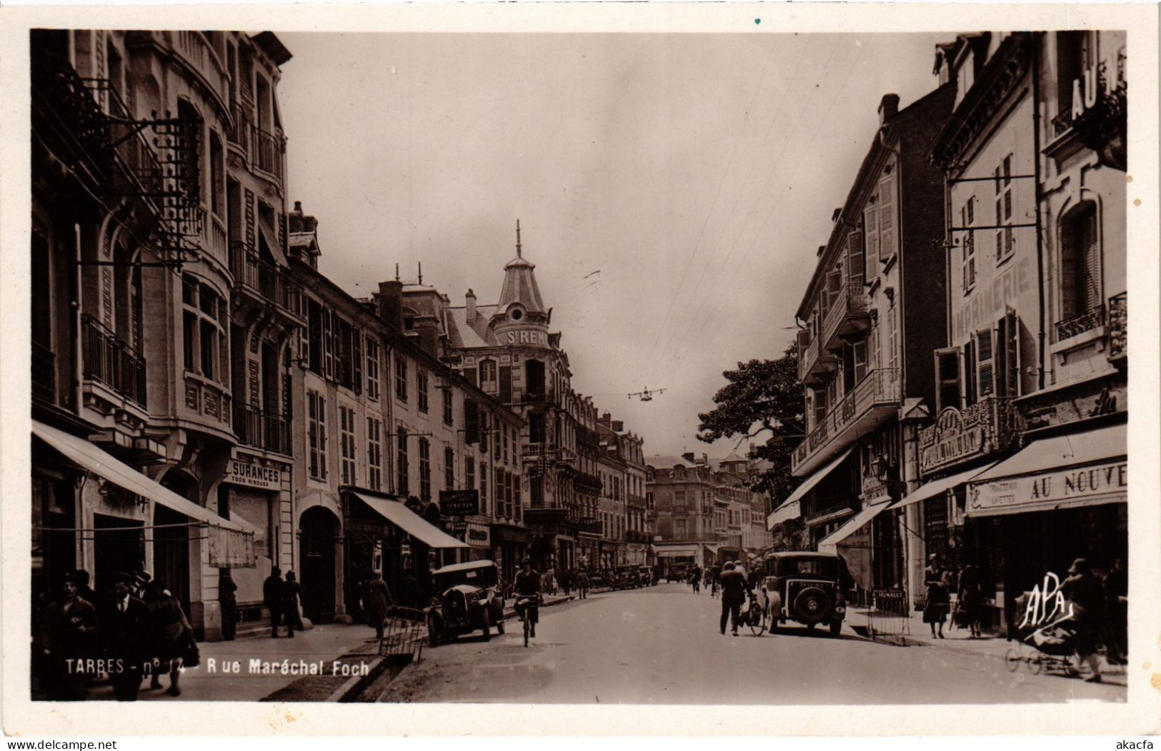 CPA Tarbes Rue Maréchal Foch (1390555) - Tarbes