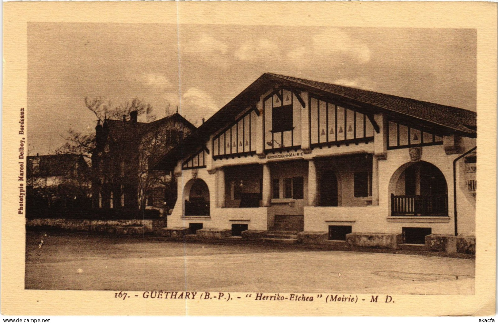 CPA Guéthary Herriko-etchea Mairie (1279913) - Guethary