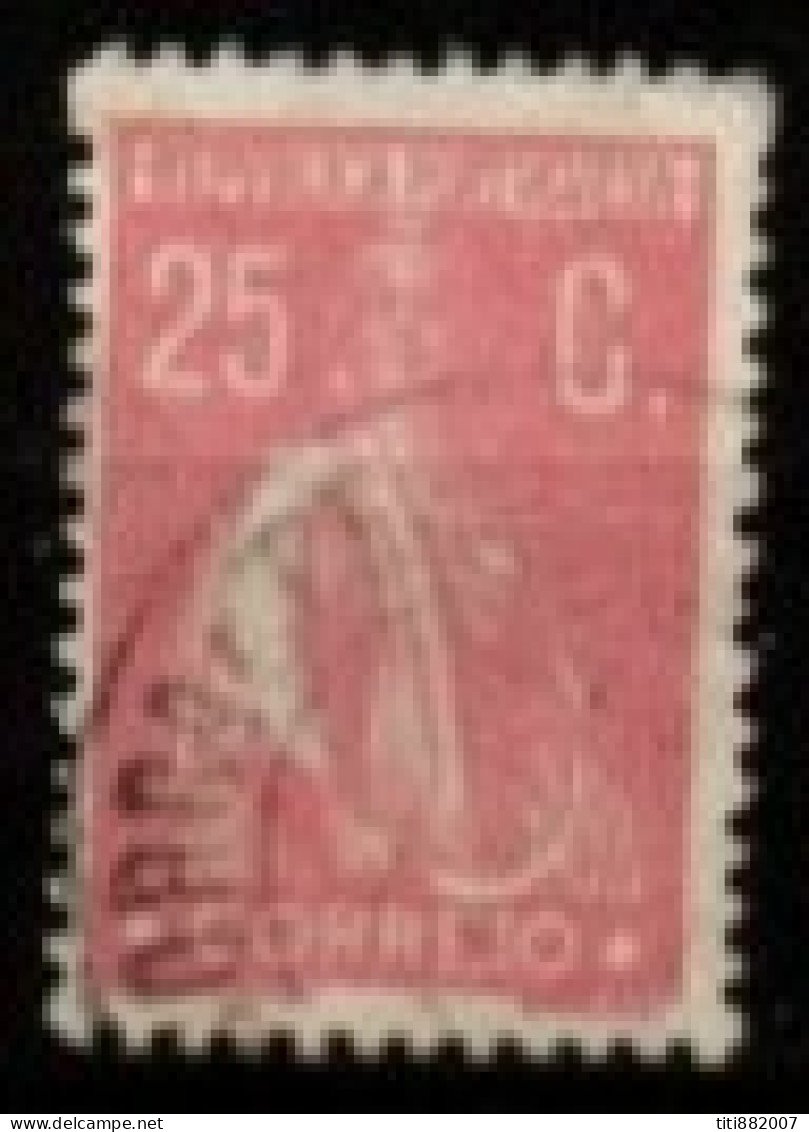 PORTUGAL   -     1923.   Y&T N° 281 Oblitéré.   Cérès. - Used Stamps