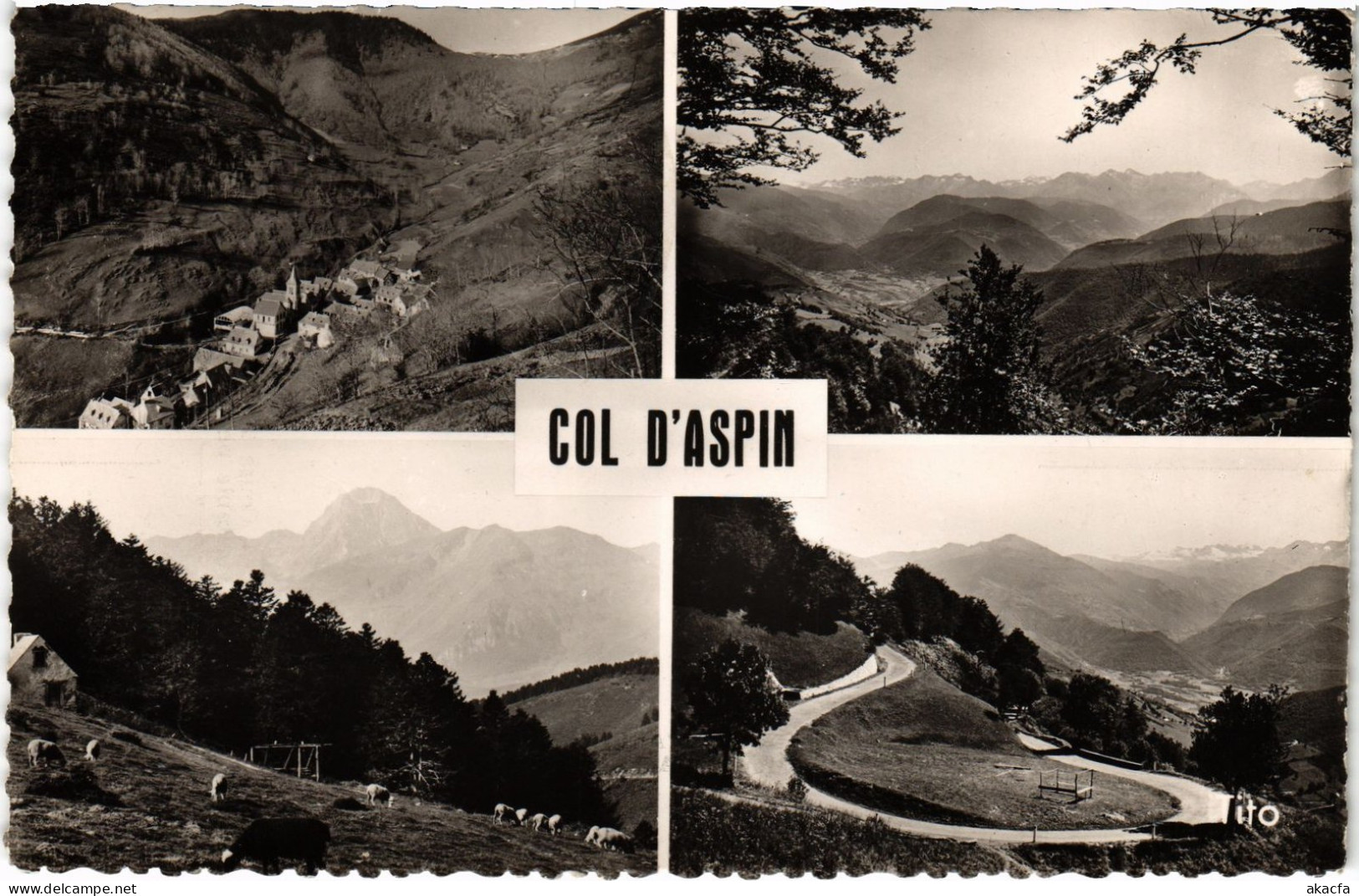 CPA Col D'Aspin Le Village (1390248) - Other & Unclassified