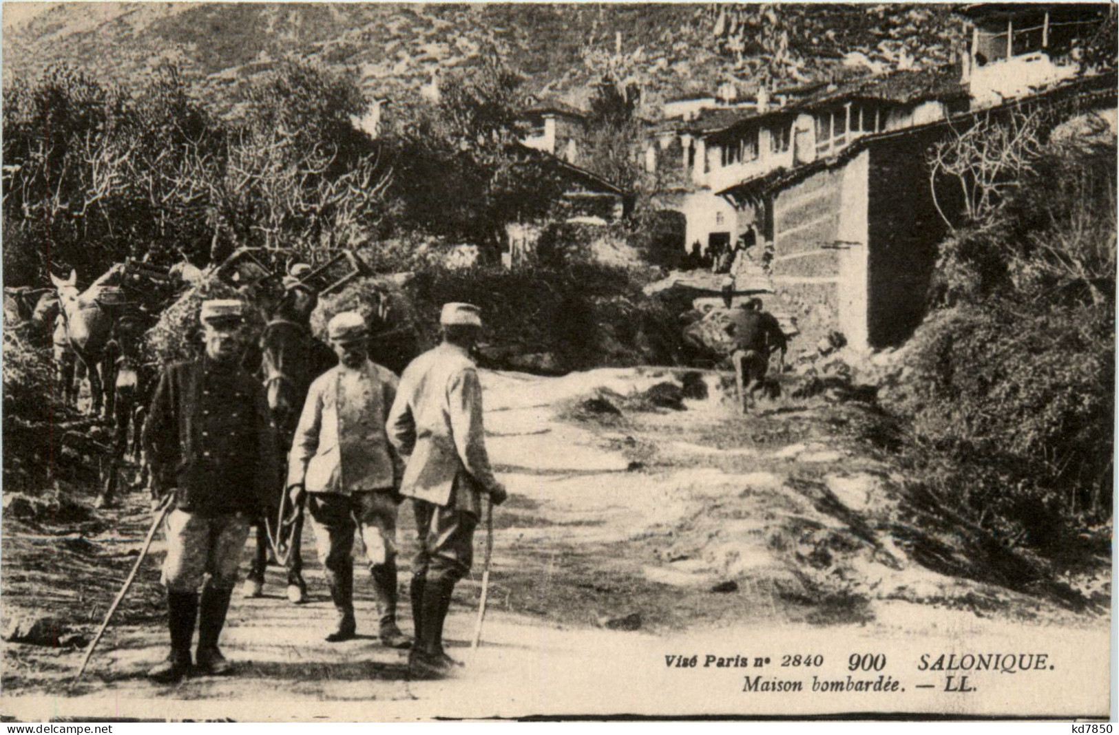 Salonique - Maison Bombardee - Grèce