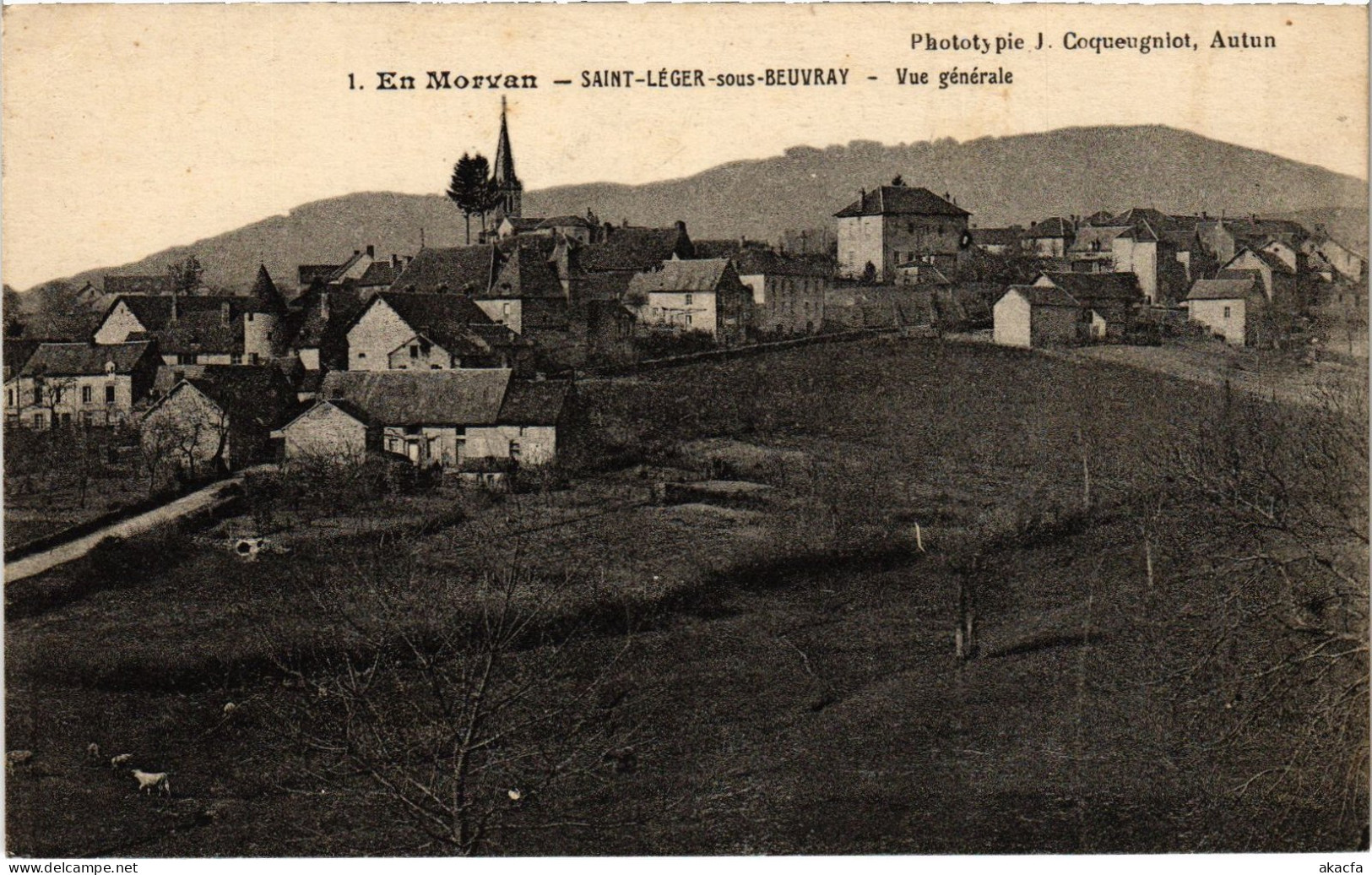 CPA En Morvan St-Léger-sous-Beuvray Vue Générale (1390649) - Other & Unclassified