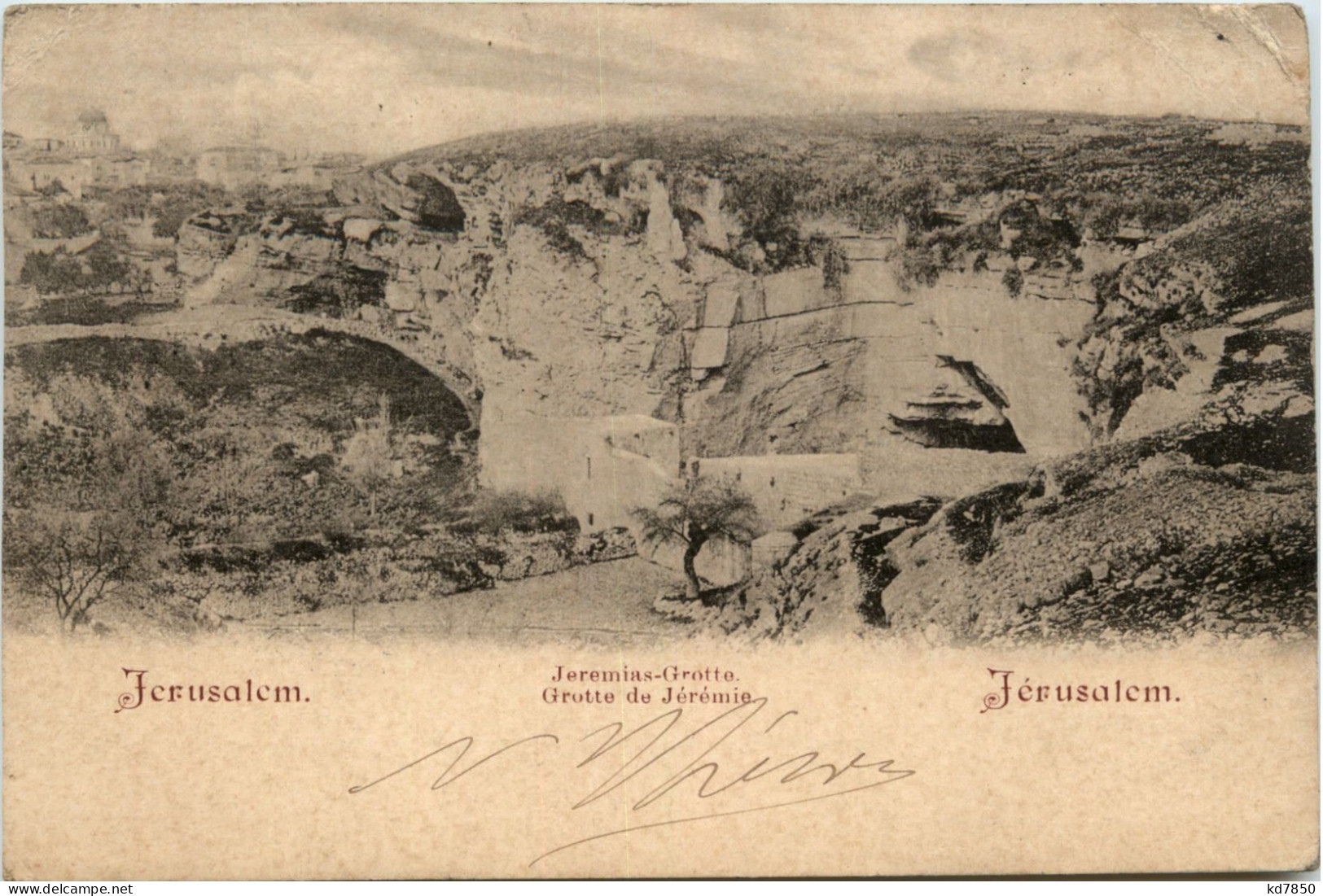 Jerusalem - Jeremias Grotte - Israel