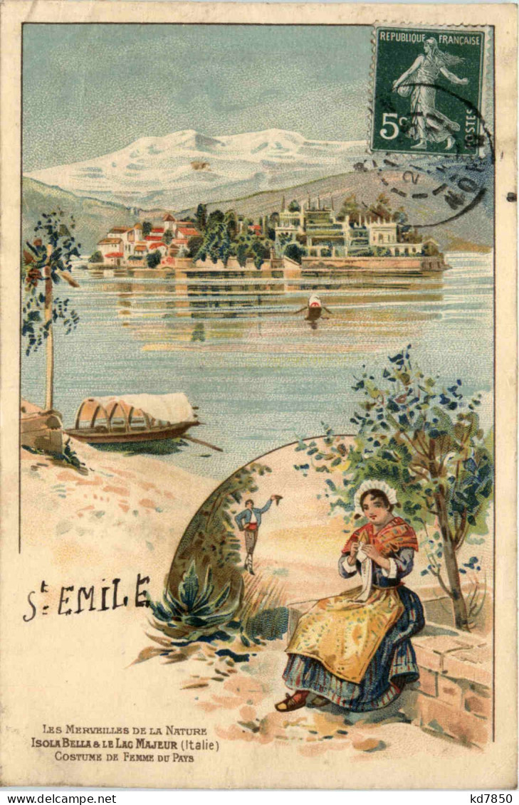 Isola Bella - Litho - Sonstige & Ohne Zuordnung