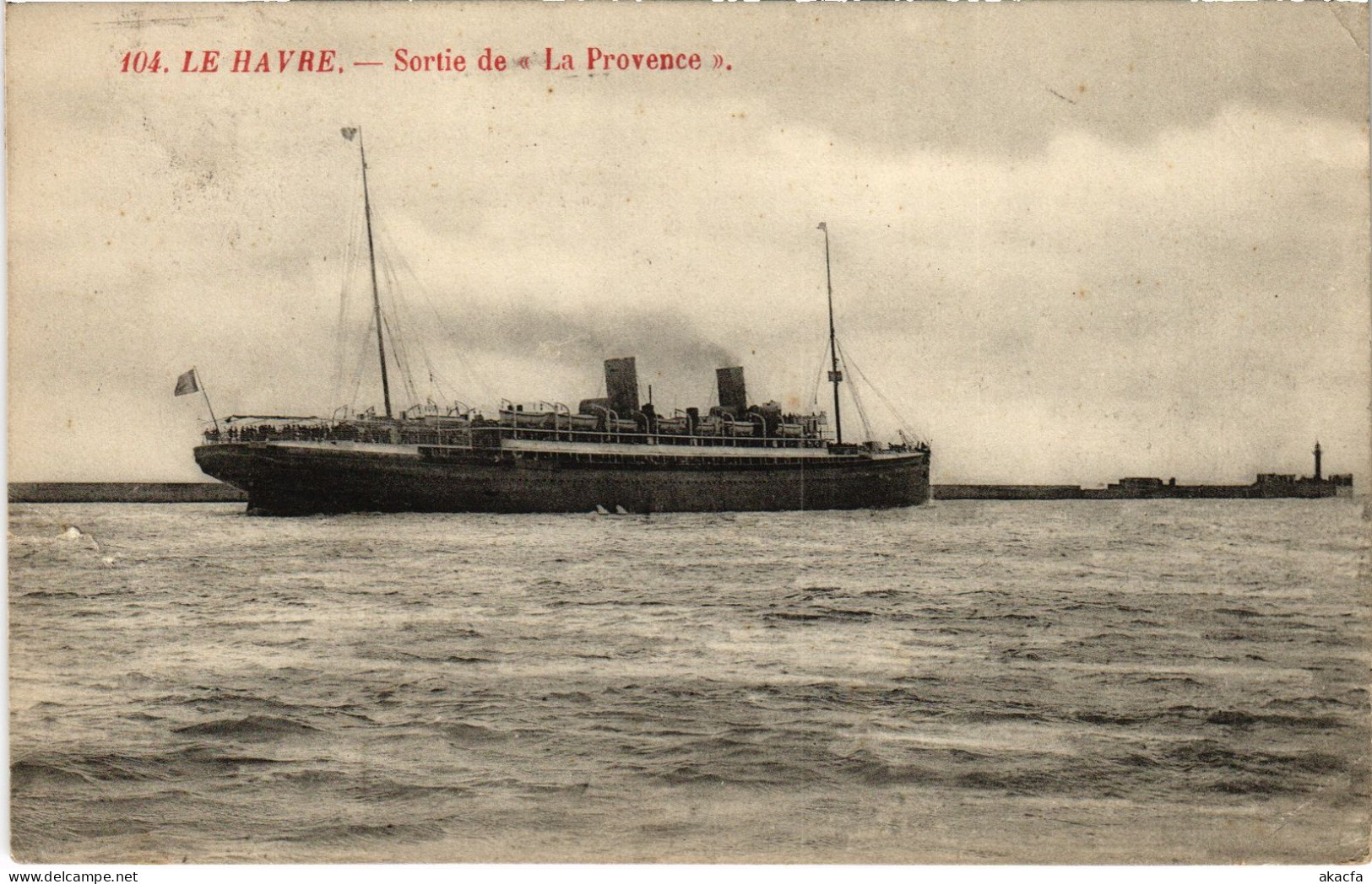 CPA Le Havre Sortie De La Provence Ships (1390850) - Unclassified