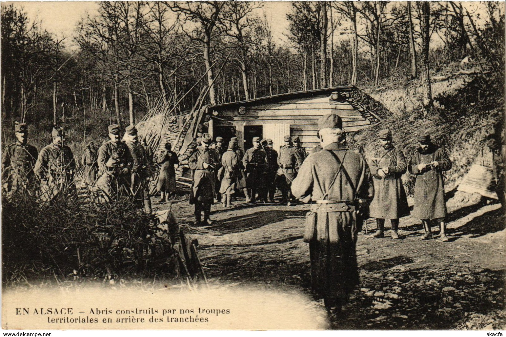 CPA En Alsace Abris Tranches Guerre (1390351) - Otros & Sin Clasificación