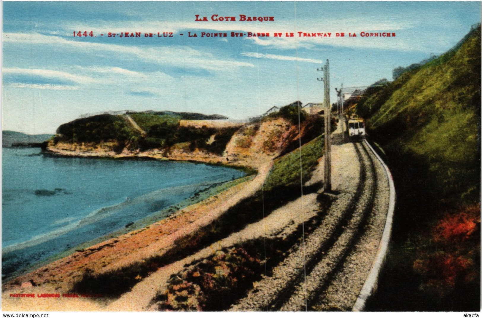 CPA Pays Basque St-Jean-de-Luz Tramway De La Corniche (1390149) - Saint Jean De Luz