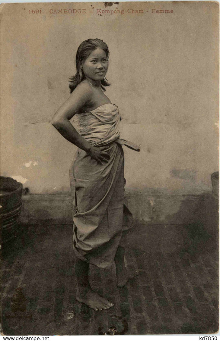 Cambodge - Kompong-Cham - Femme - Kambodscha