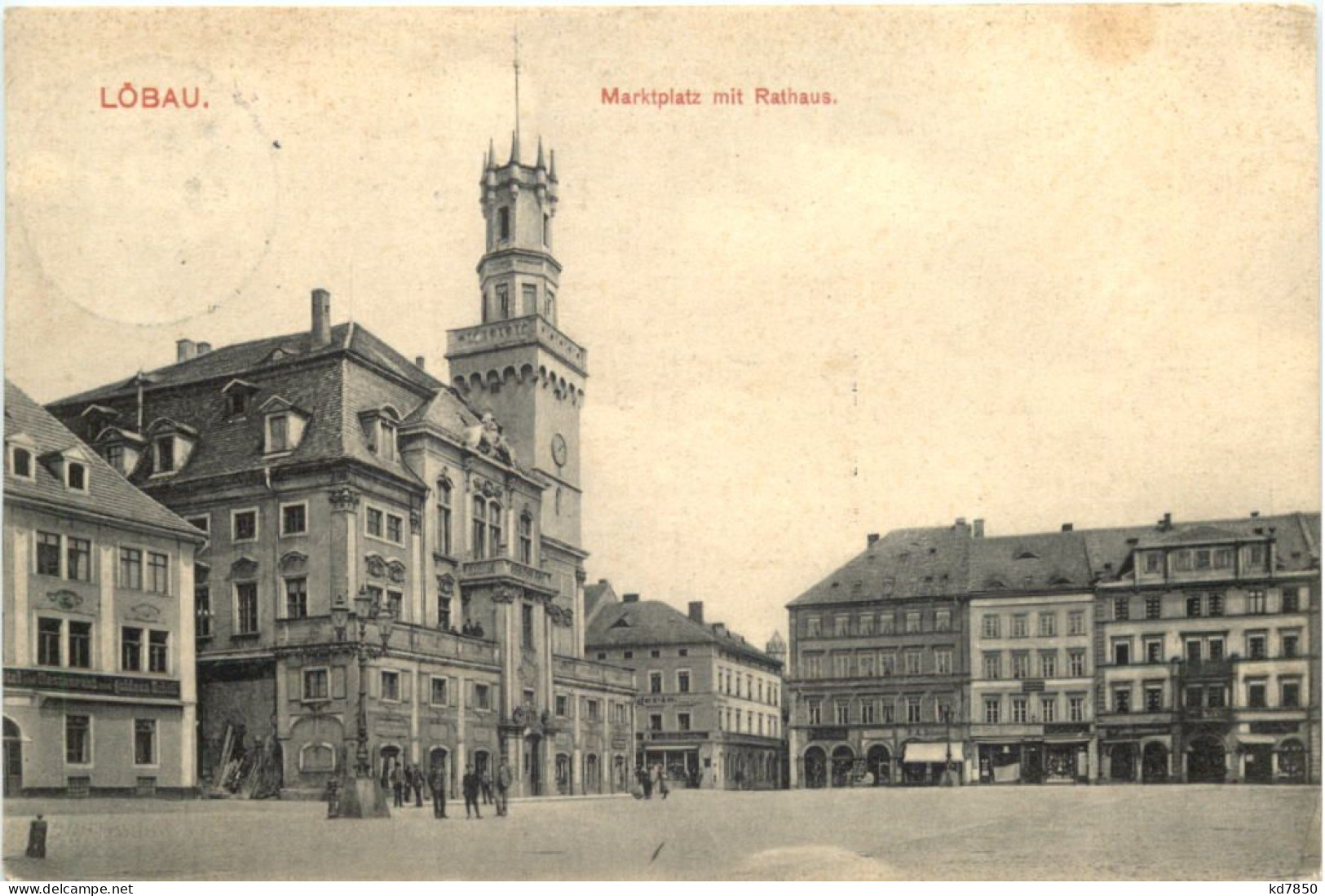 Löbau In Sachsen - Marktplatz - Loebau