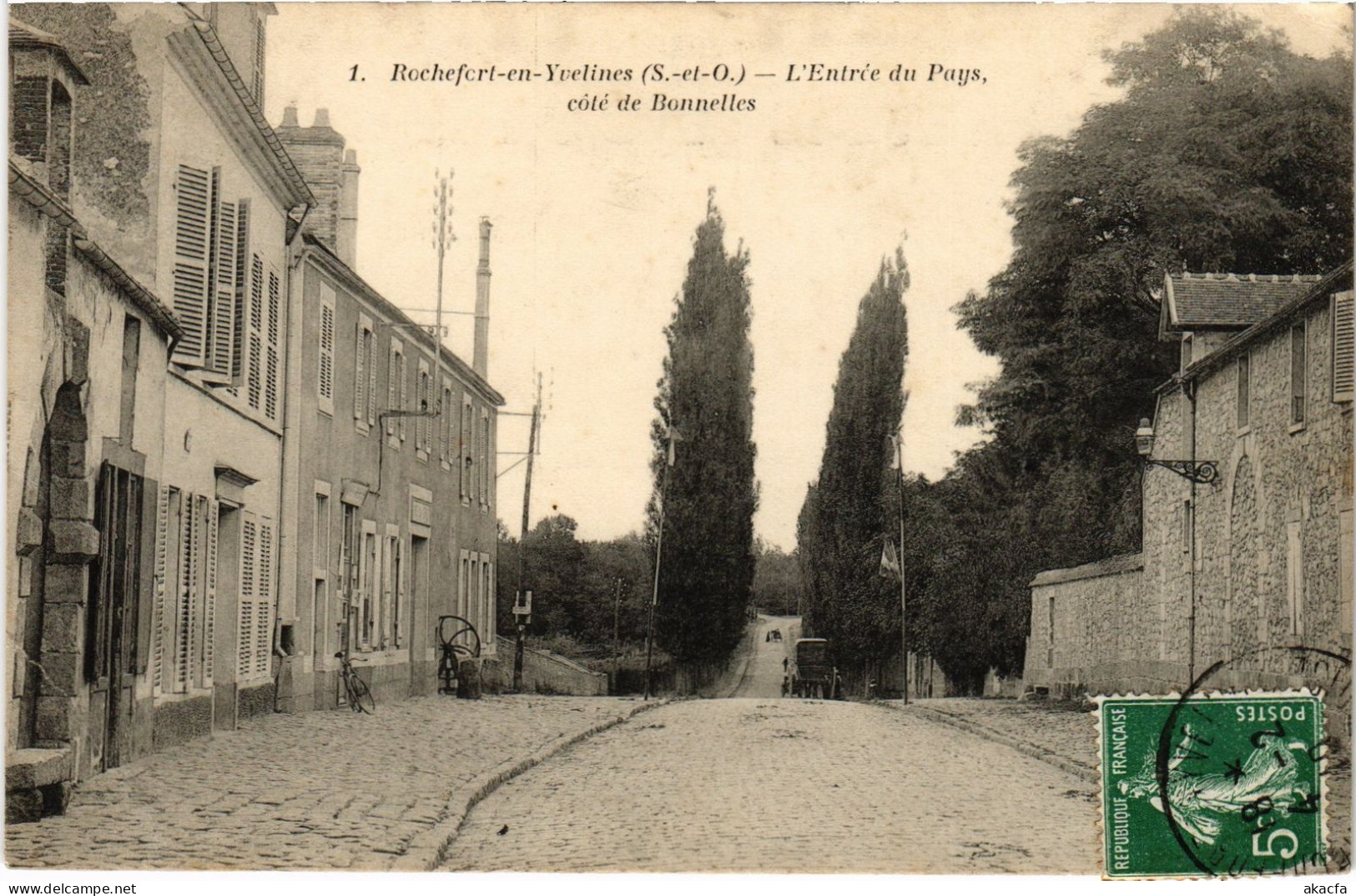 CPA Rochefort-en-Yvelines Entrée Du Pays (1390961) - Autres & Non Classés