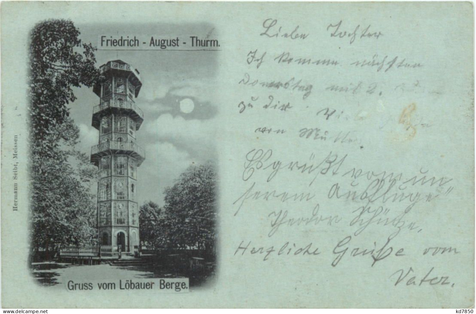 Löbau In Sachsen - Friedrich August Turm - Loebau
