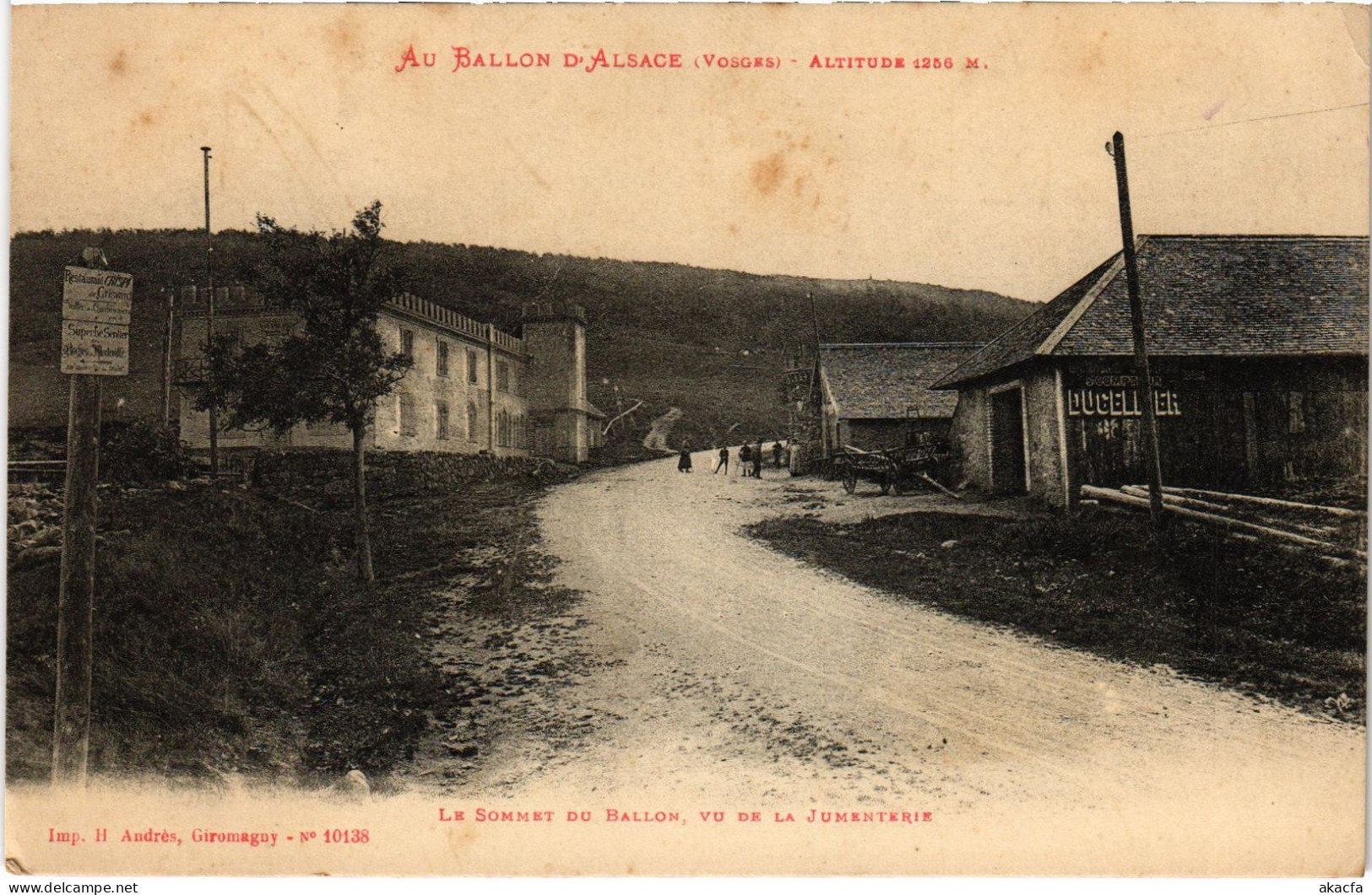 CPA Ballon D'Alsace Sommet Du Ballon Jumenterie (1391107) - Autres & Non Classés