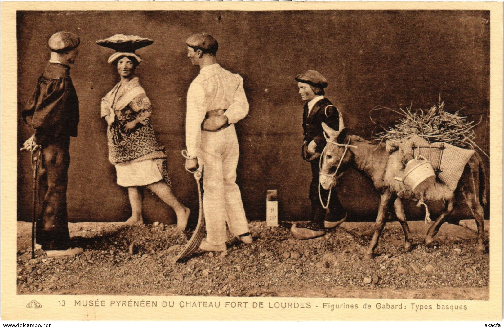 CPA Lourdes Musée Pyrénéen Du Chateau Fort Folklore (1390229) - Lourdes