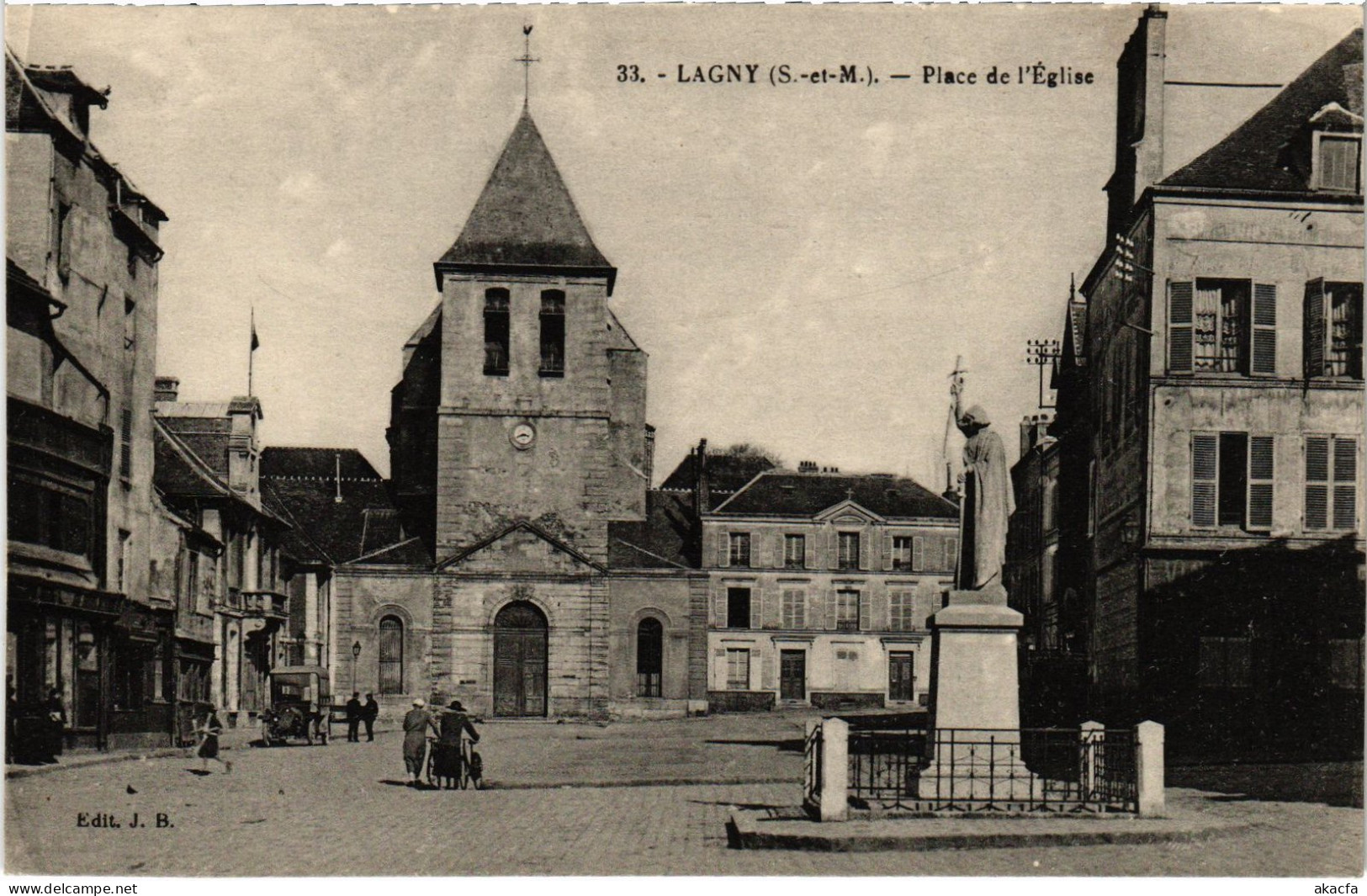 CPA Lagny Place De L'Église (1279915) - Lagny Sur Marne