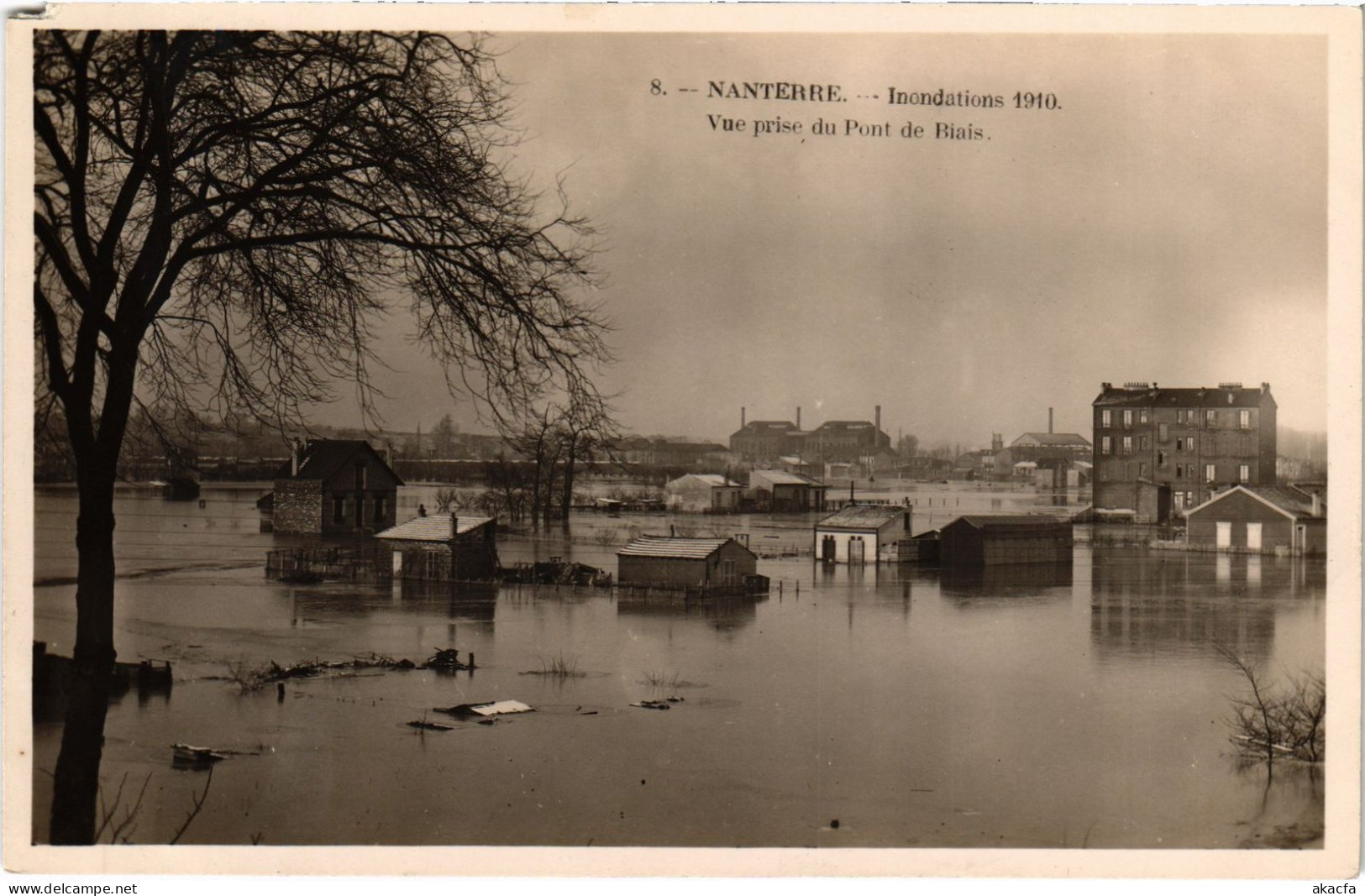 CPA Nanterre Pont De Blais Inondations (1391218) - Nanterre