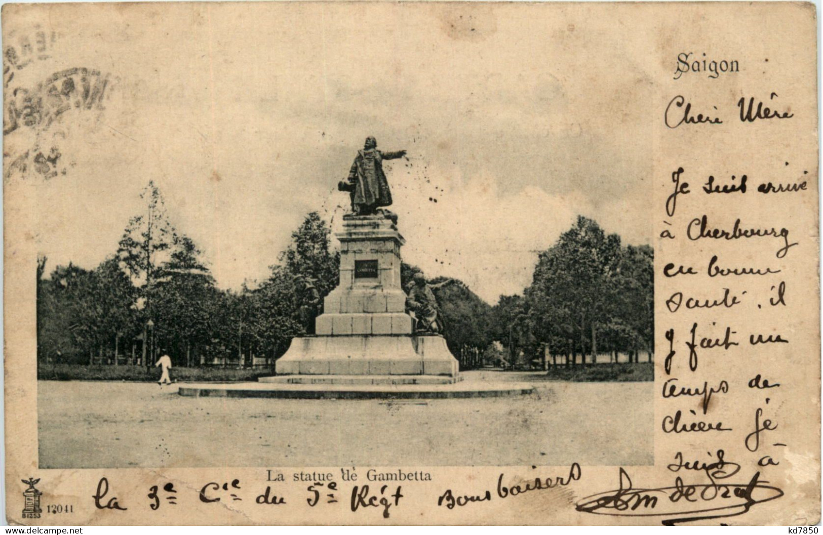 Saigon - La Statue De Gambetta - Vietnam