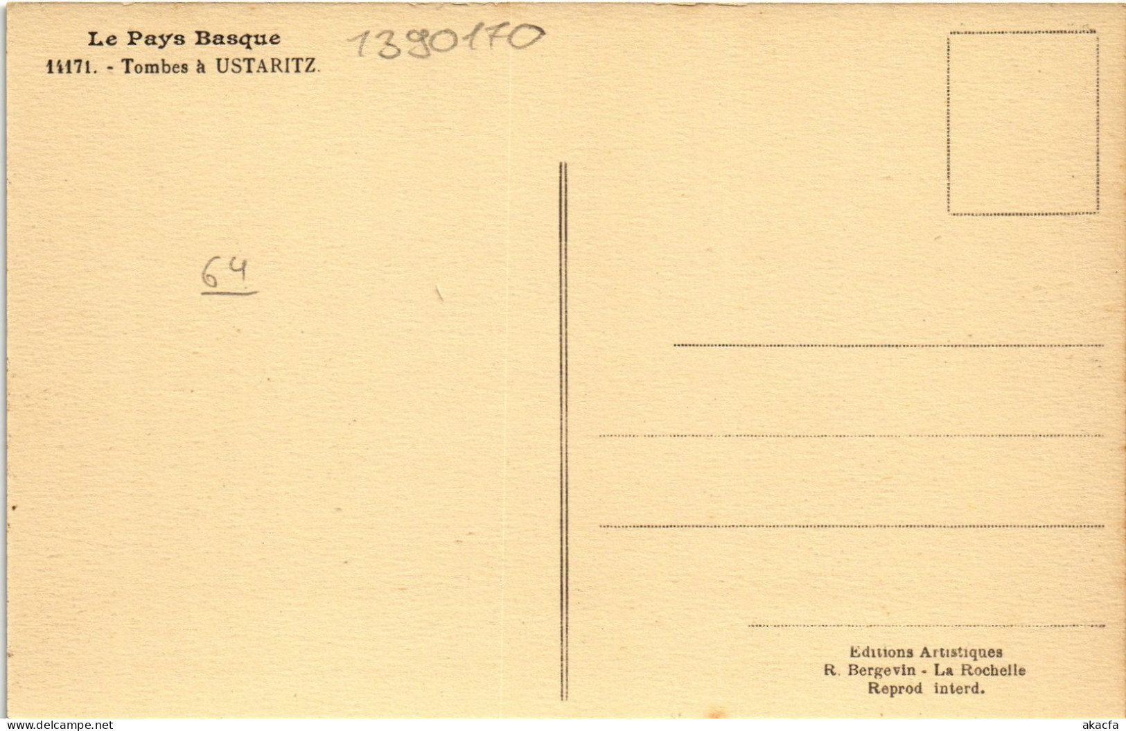 CPA Pays Basque Ustaritz Tombes (1390170) - Autres & Non Classés