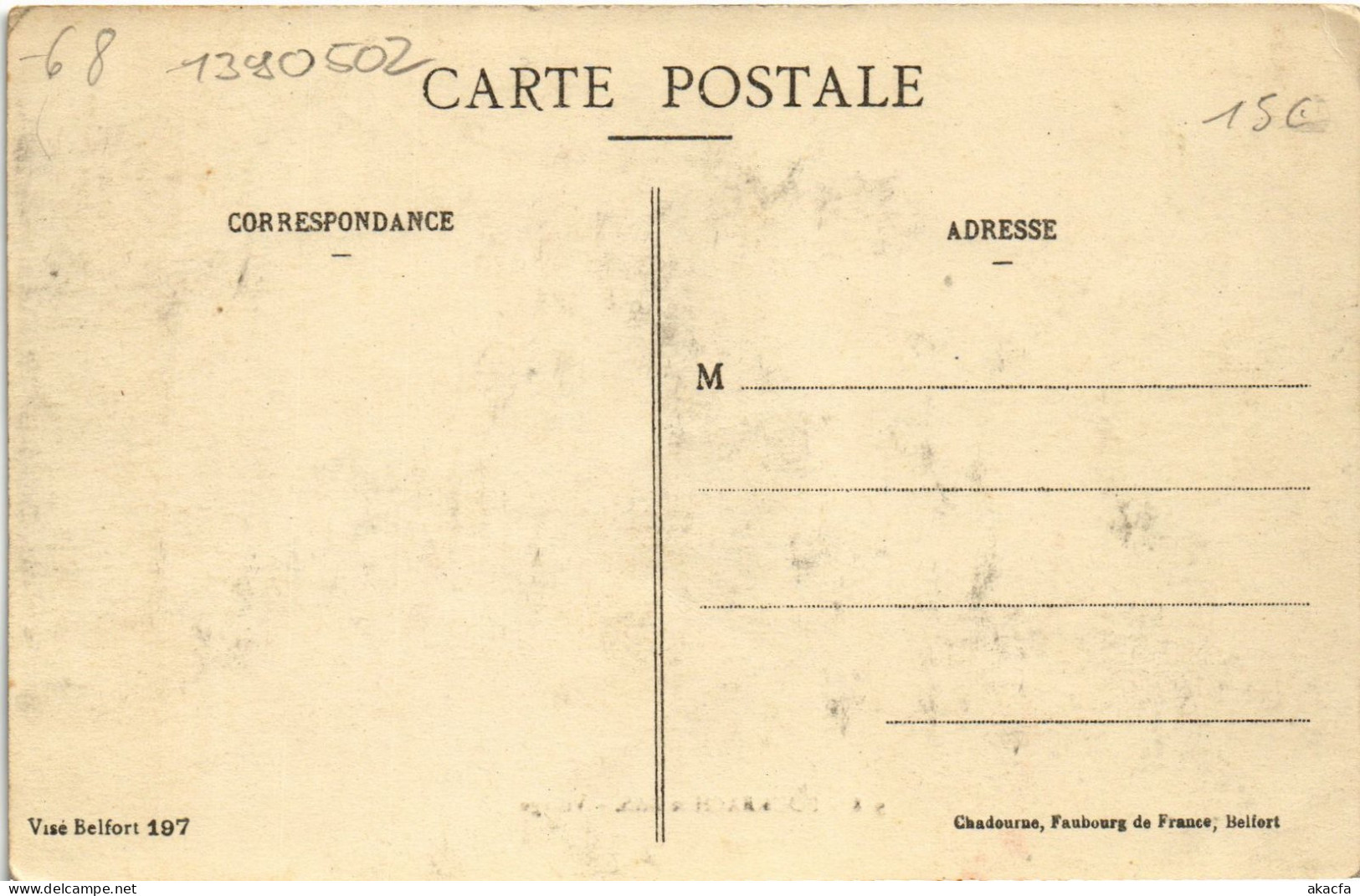 CPA Bourbach-le-Bas Village (1390502) - Other & Unclassified