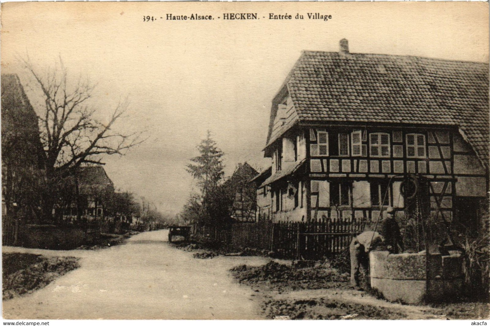 CPA Alsace Hecken Entrée Du Village (1390481) - Autres & Non Classés