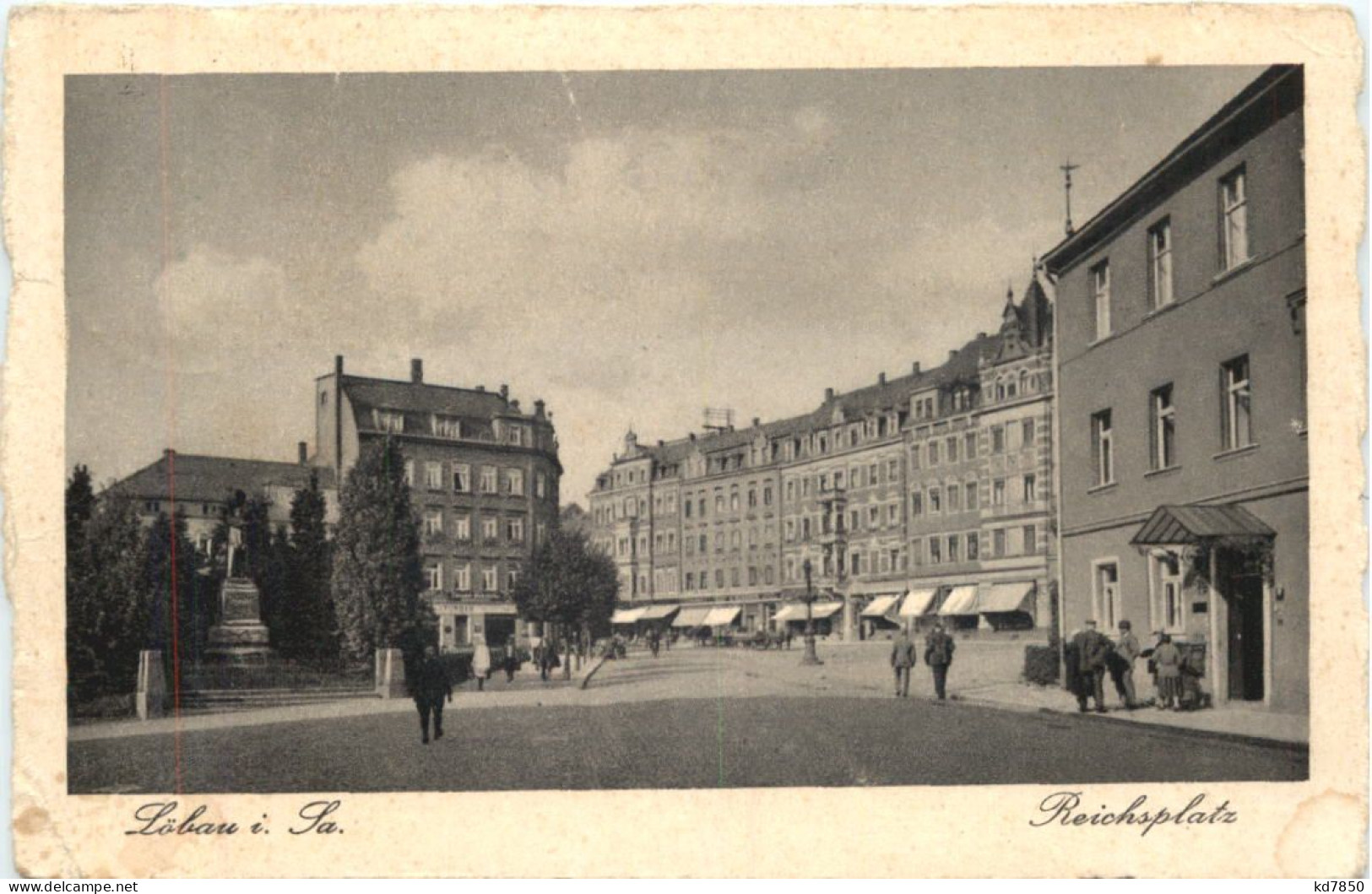 Löbau In Sachsen - Reichsplatz - Loebau