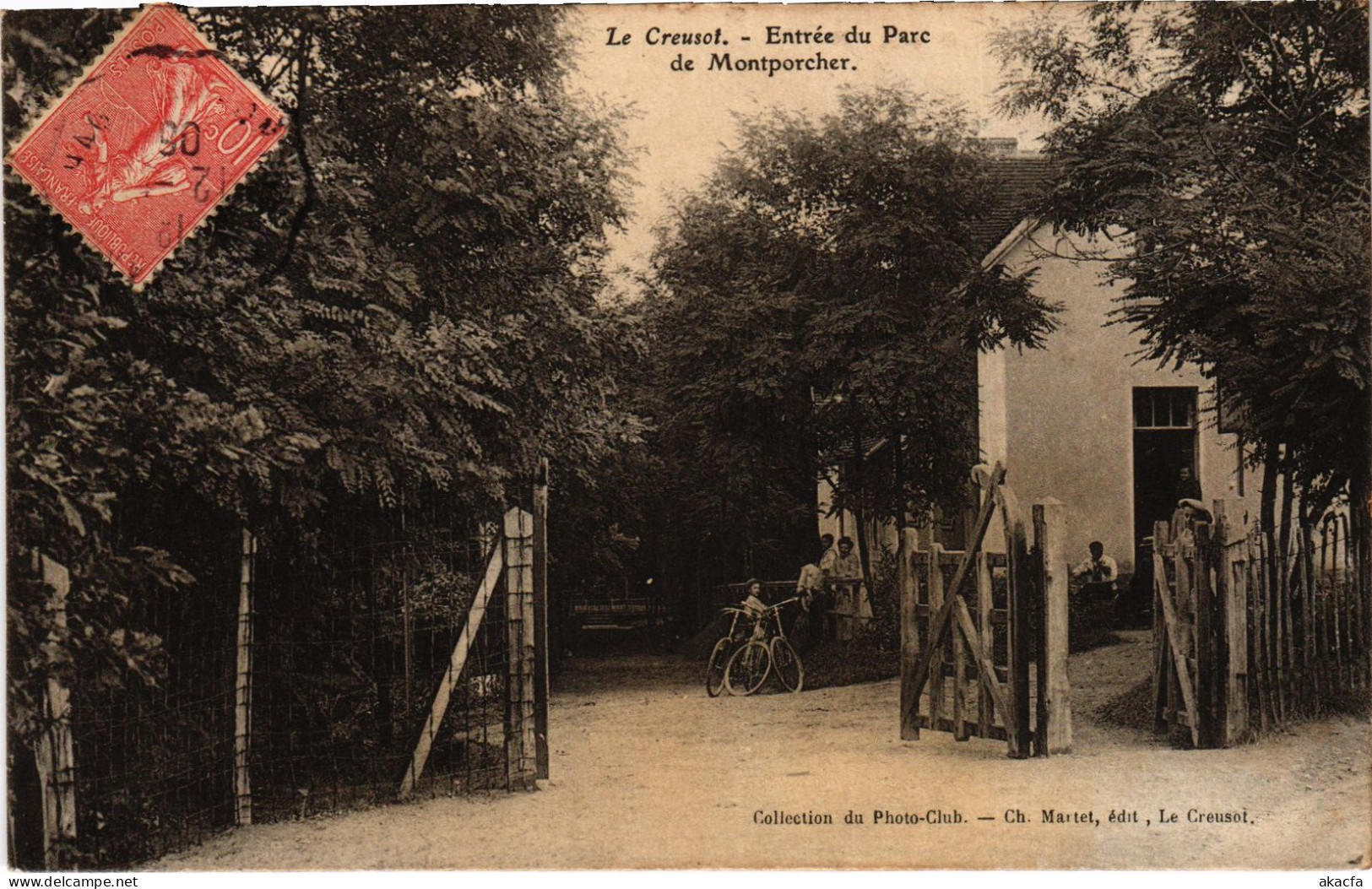 CPA Le Creusot Parc De Montporcher (1390625) - Le Creusot