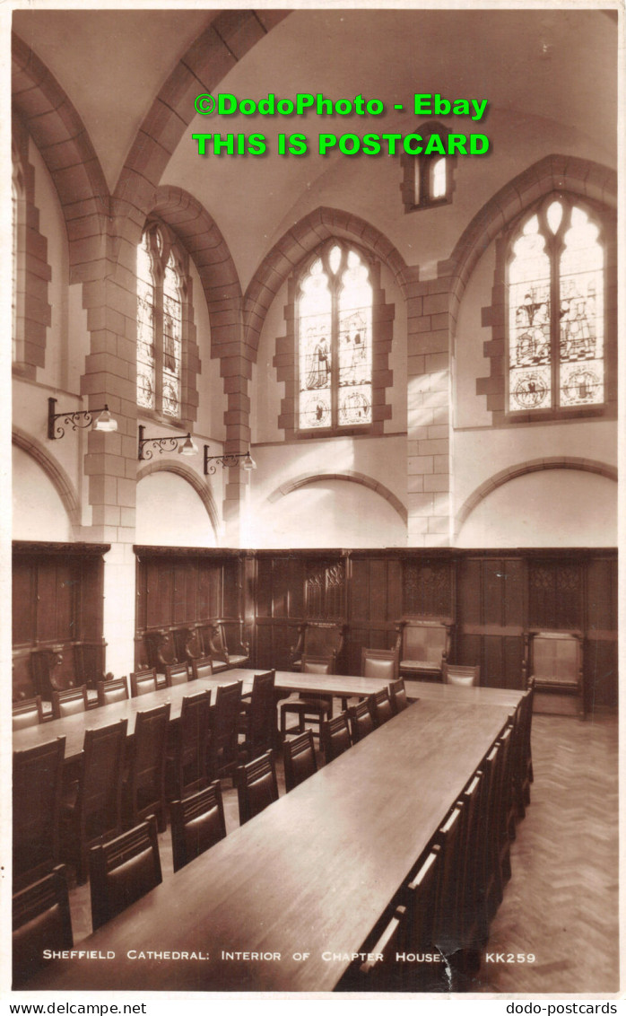 R419930 Sheffield Cathedral. Interior Of Chapter House. Walter Scott. RP - World