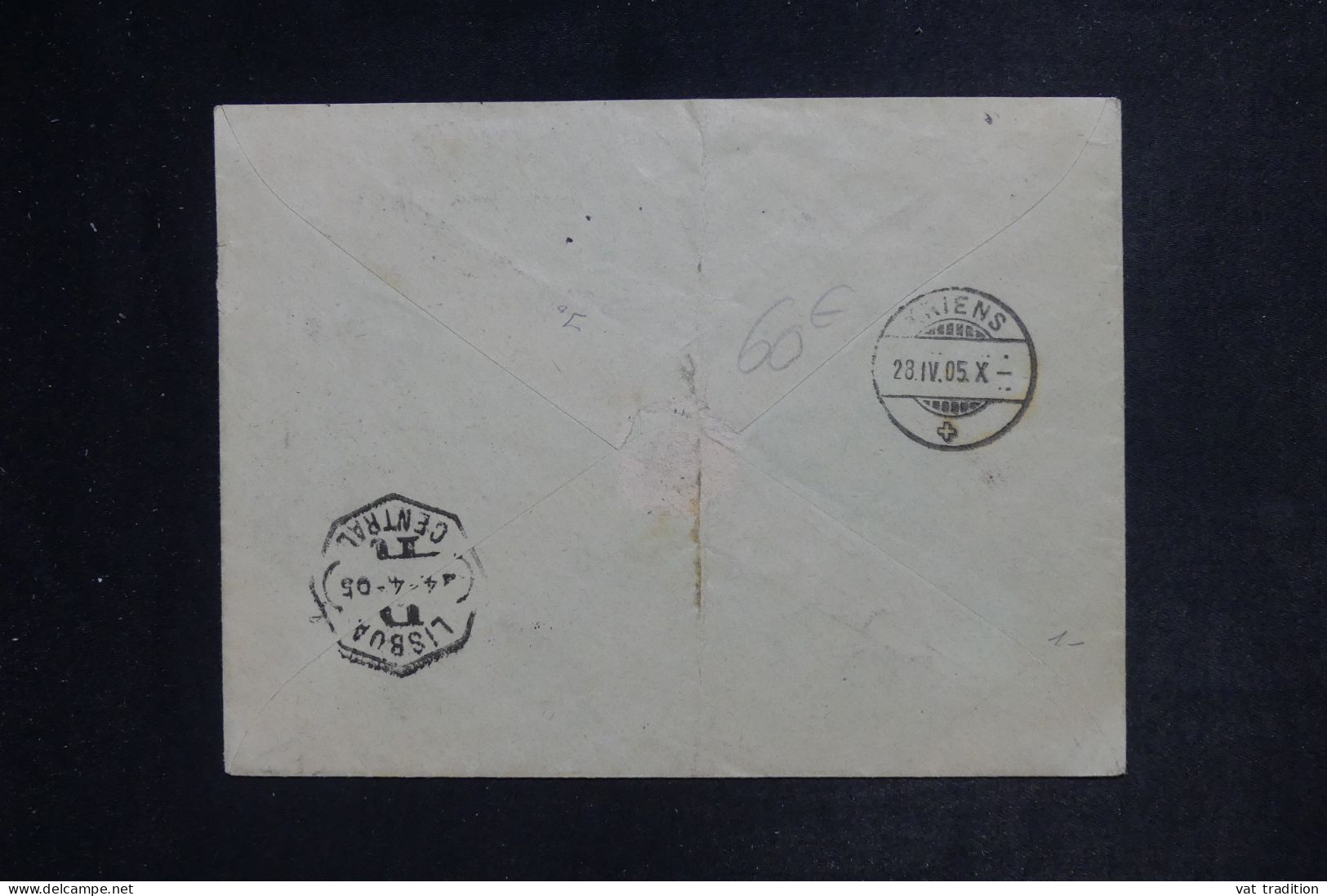 PONTA DELGADA - Enveloppe En Recommandé Pour La Suisse En 1905 - L 152503 - Ponta Delgada