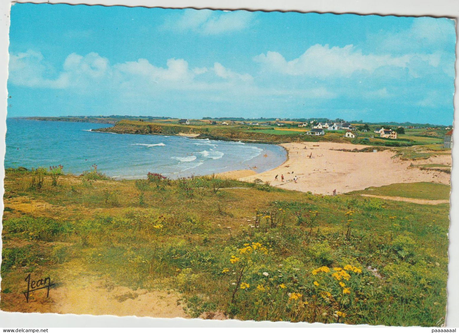 LE POULDU  LA PLAGE DE BELLANGENT - Le Pouldu