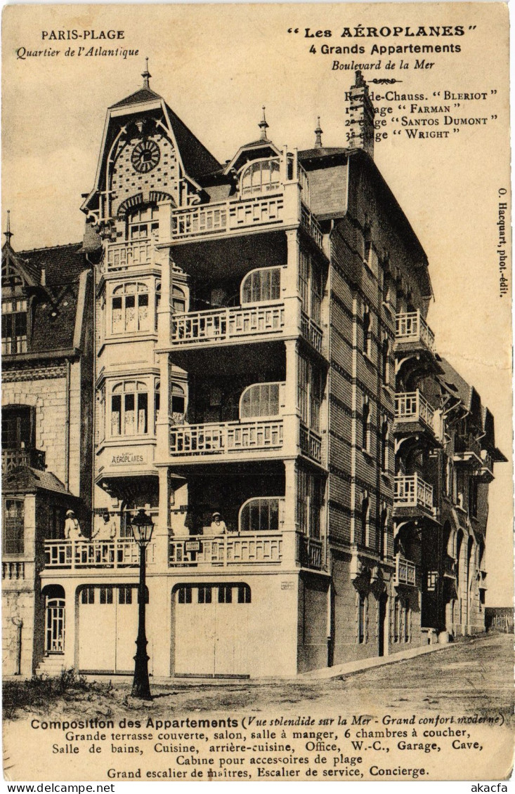 CPA Paris-Plage Les Aéroplanes Quartier Des Appartements (1279989) - Le Touquet