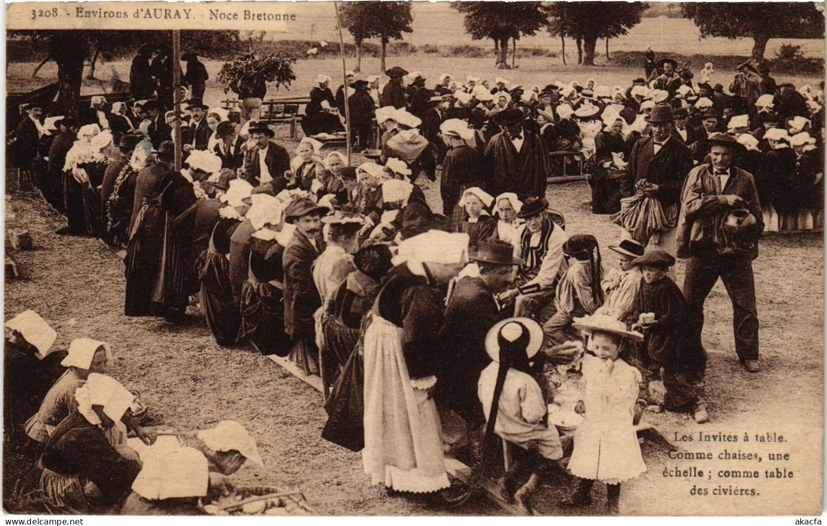 CPA Env. De Auray Noce Bretonne Folklore (1279857) - Auray