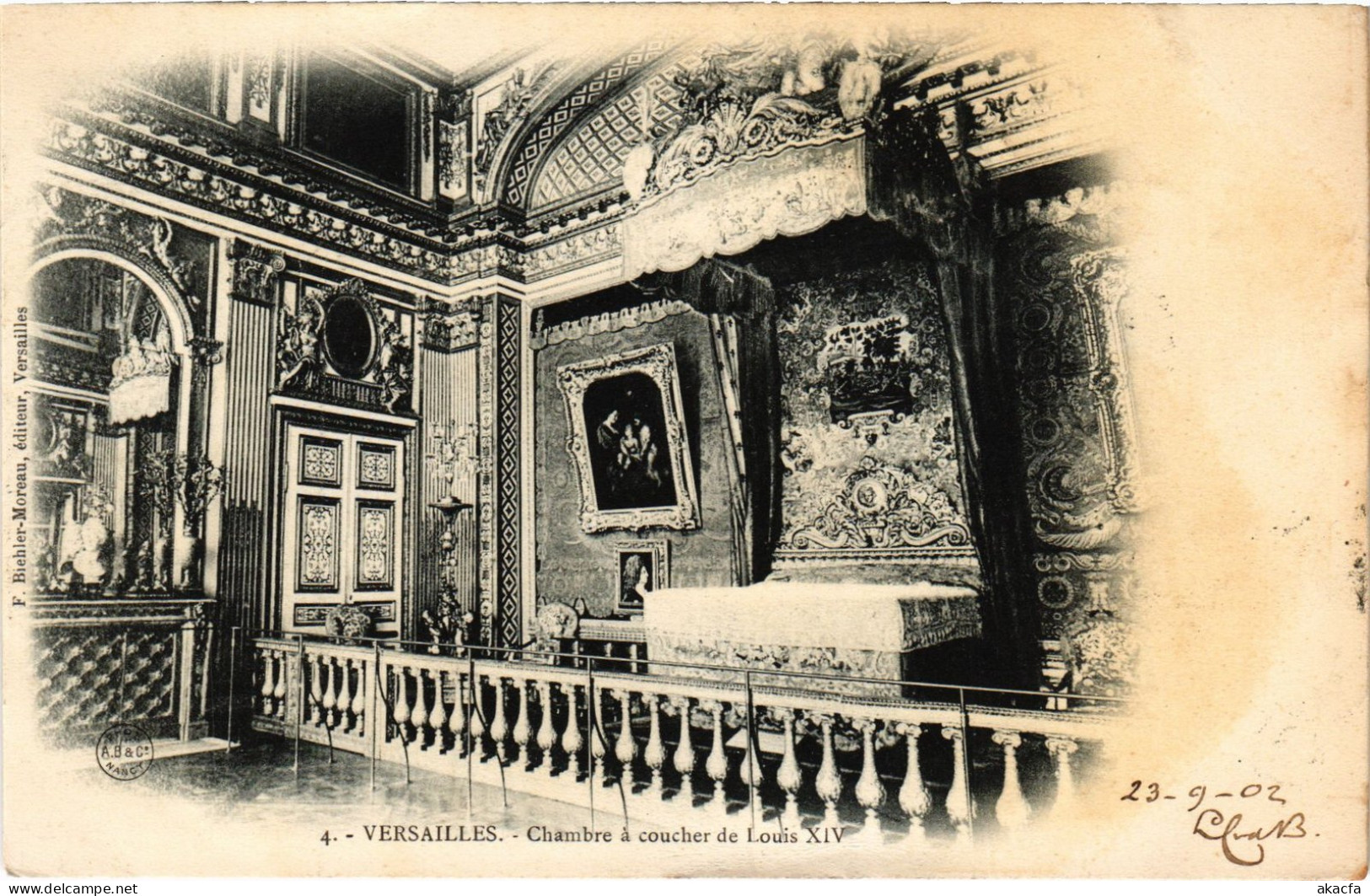 CPA Palais De Versailles Chambre A Coucher Louis XIV (1390960) - Versailles (Kasteel)