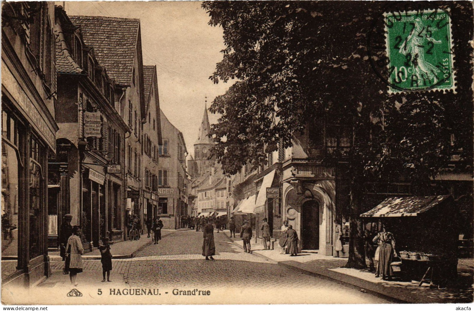 CPA Haguenau Grande Rue (1390378) - Haguenau