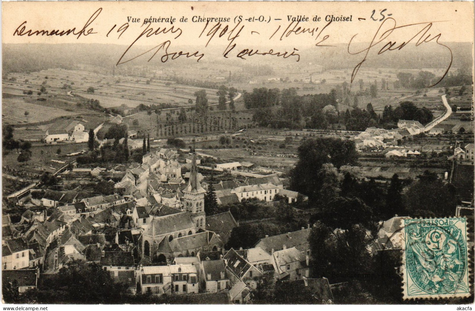 CPA Chevreuse Vue Générale (1390945) - Chevreuse