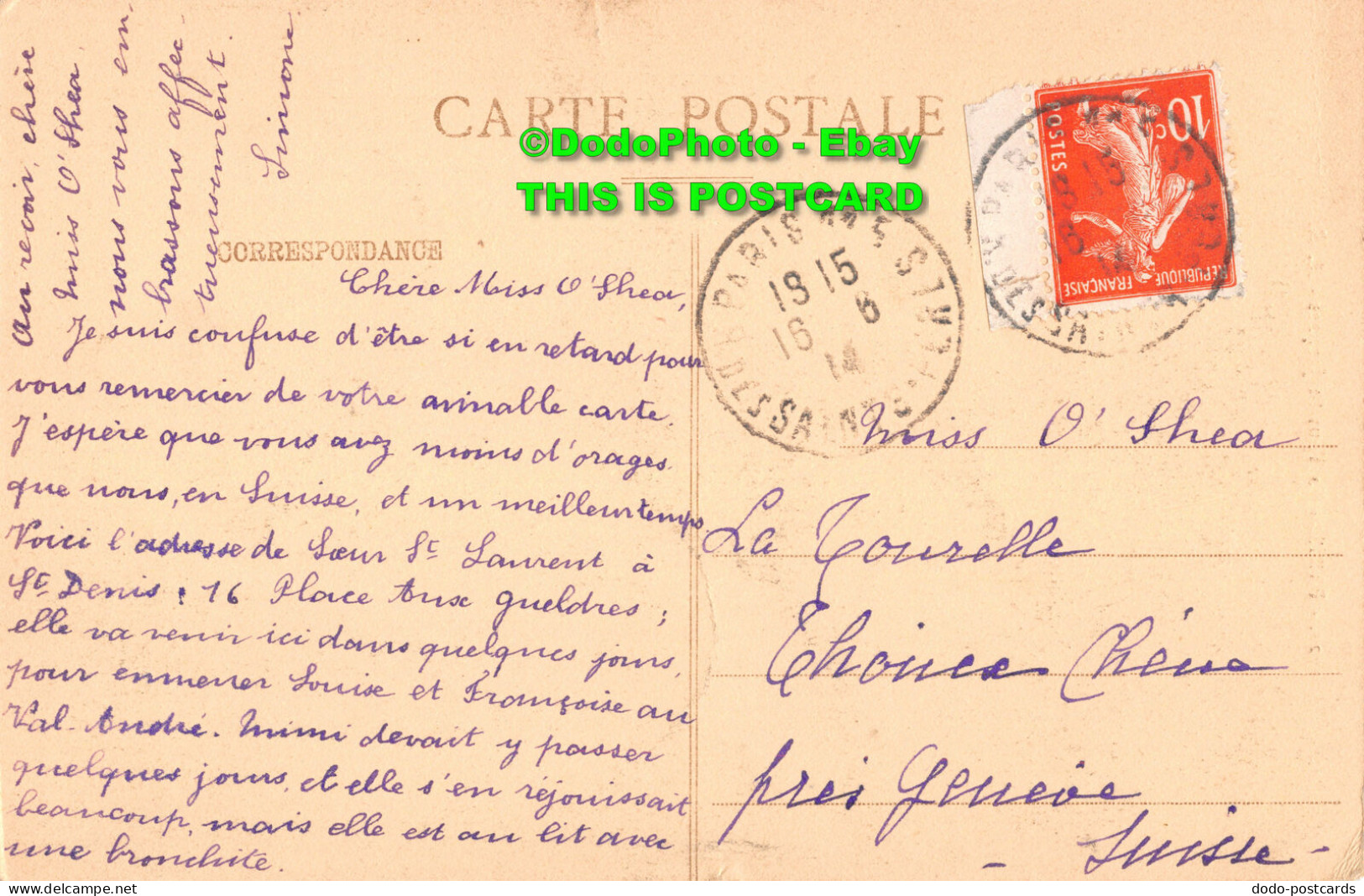 R419944 Paris. La Tour St. Jacques. A. R. 1914 - World