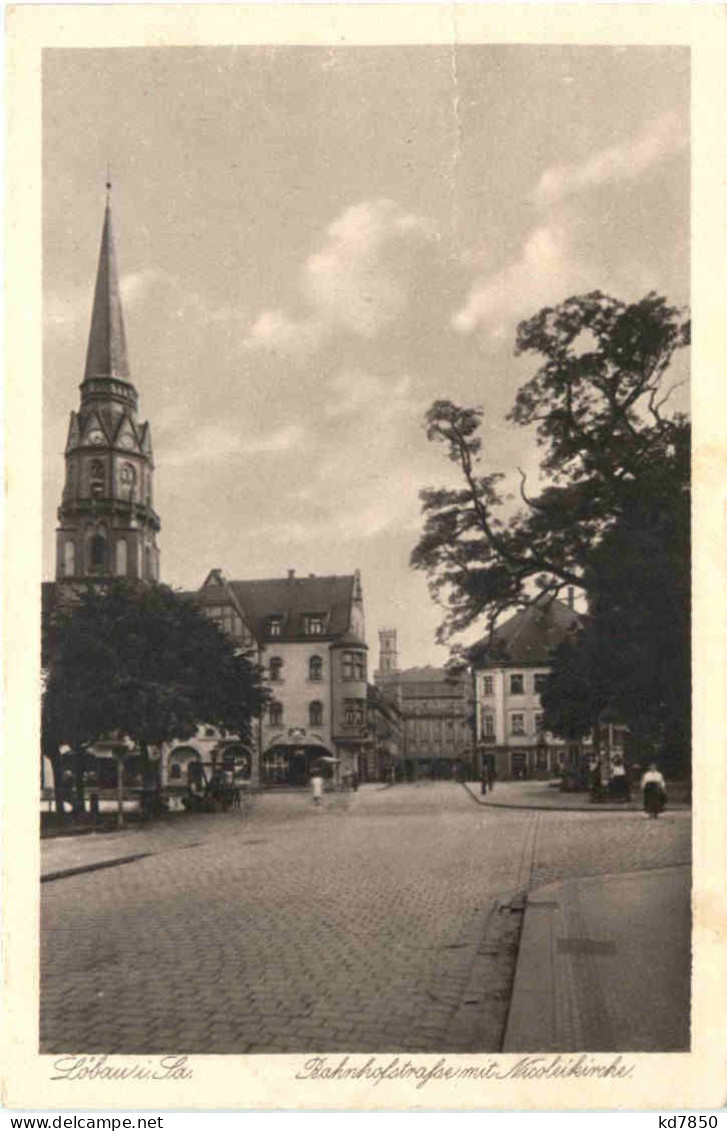 Löbau In Sachsen - Bahnhofstrasse - Loebau